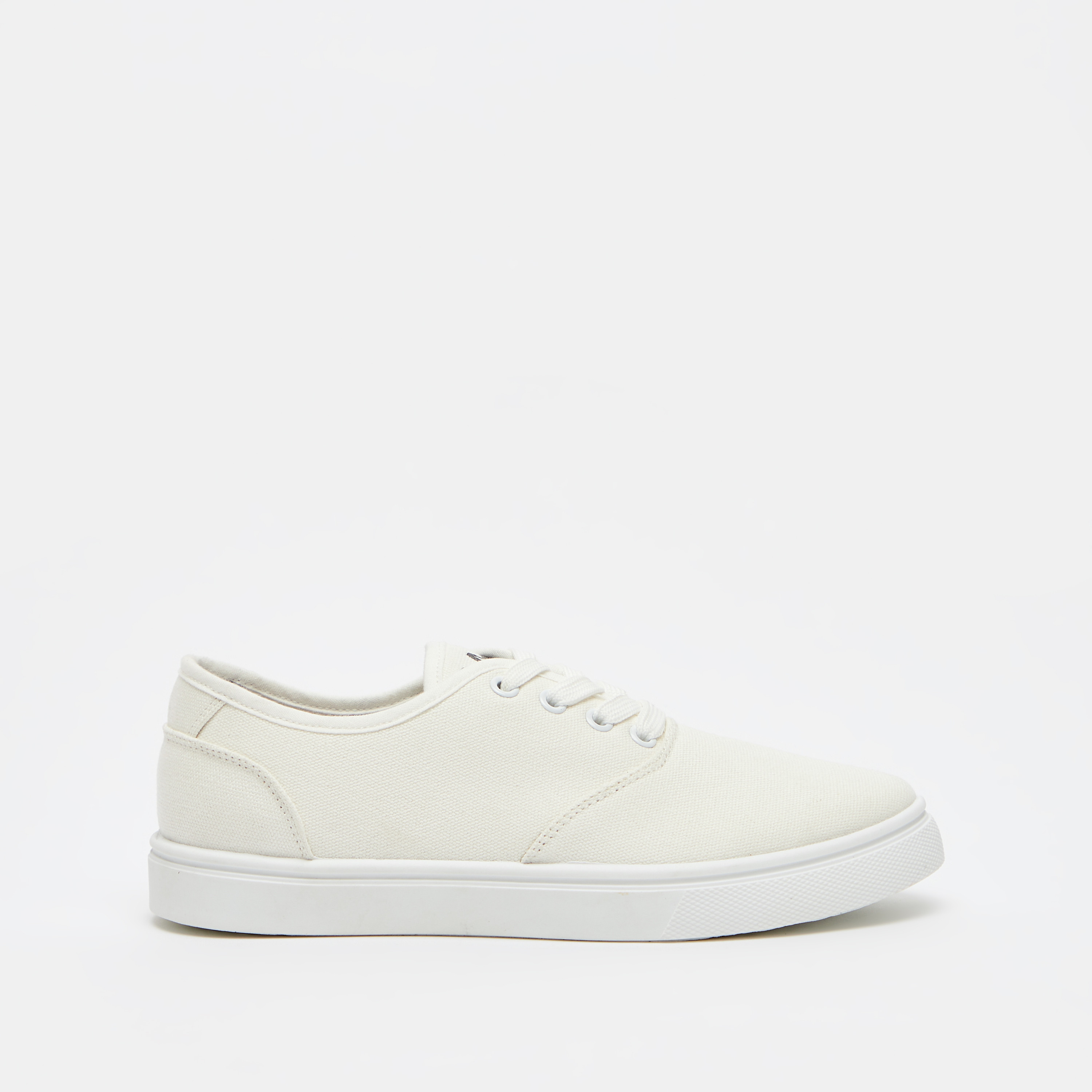 Lee cooper hot sale white canvas shoes