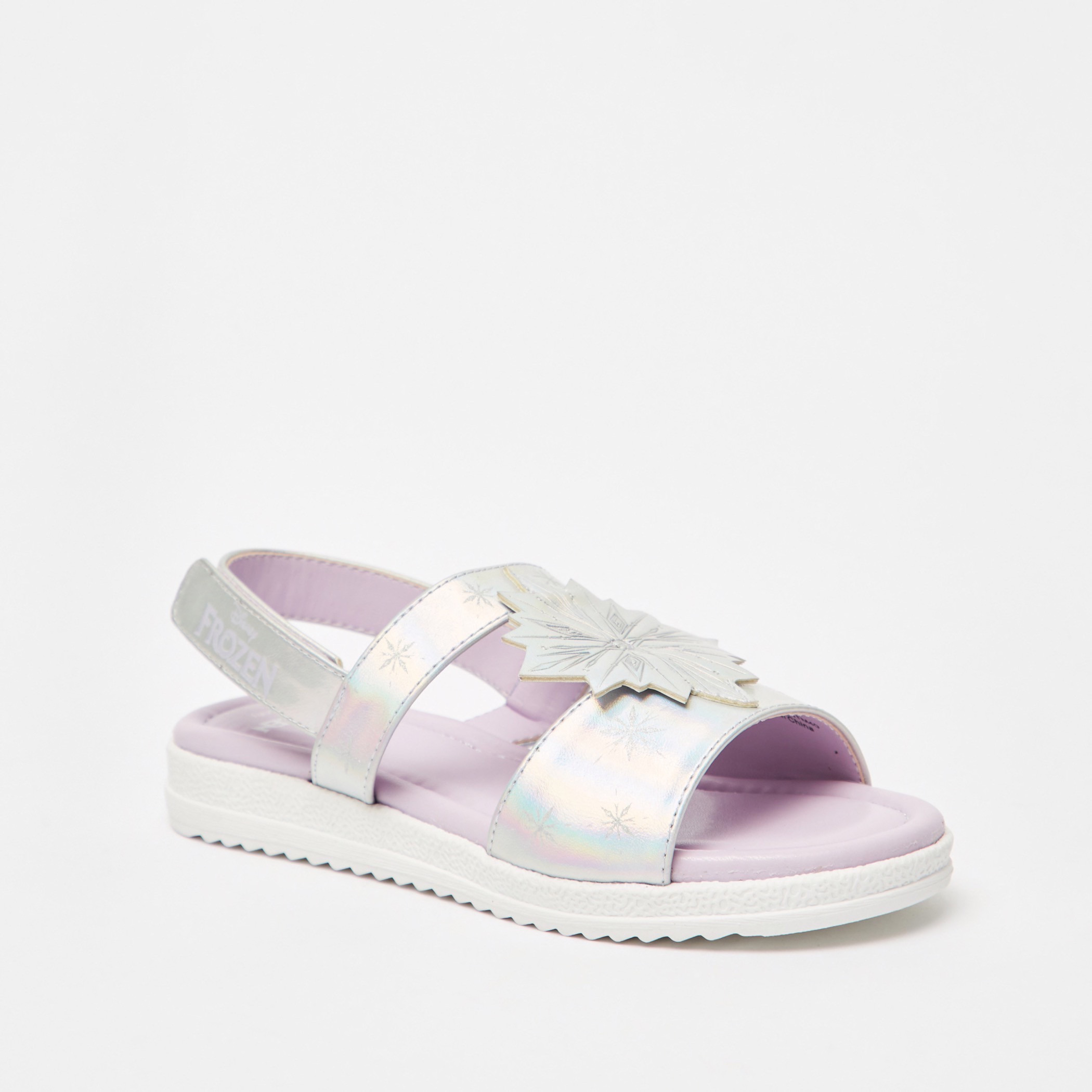 صندل سهل الارتداء بزخرفة فروزن من ديزني مع حزام خلفي-girls-shoes-sandals-image-2