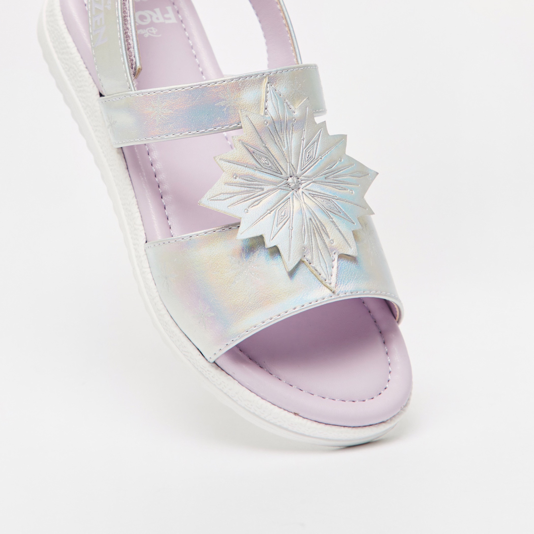 صندل سهل الارتداء بزخرفة فروزن من ديزني مع حزام خلفي-girls-shoes-sandals-image-4