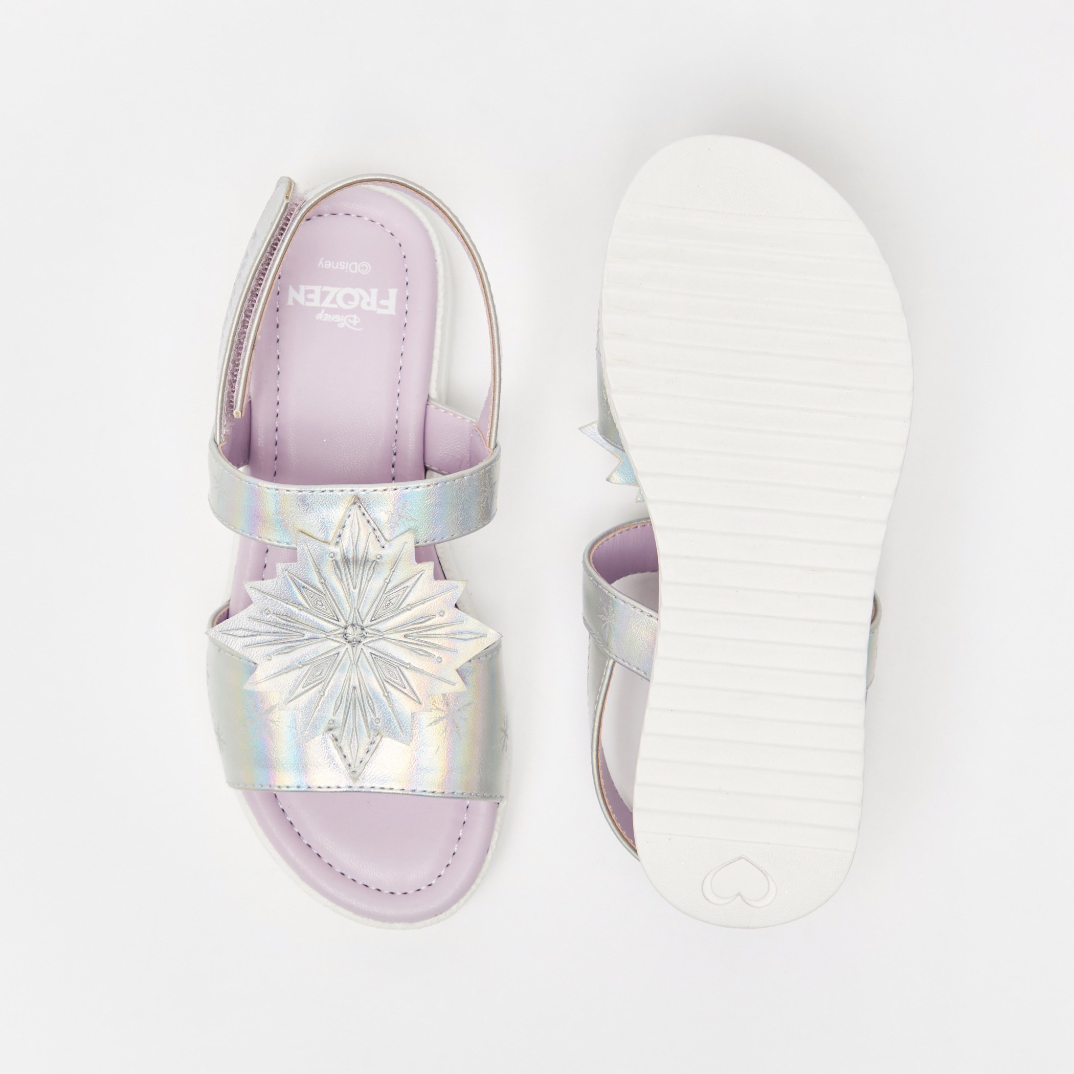 صندل سهل الارتداء بزخرفة فروزن من ديزني مع حزام خلفي-girls-shoes-sandals-image-5