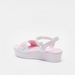 Barbie Print Flat Sandals with Hook and Loop Closure-Girl%27s Sandals-thumbnailMobile-2