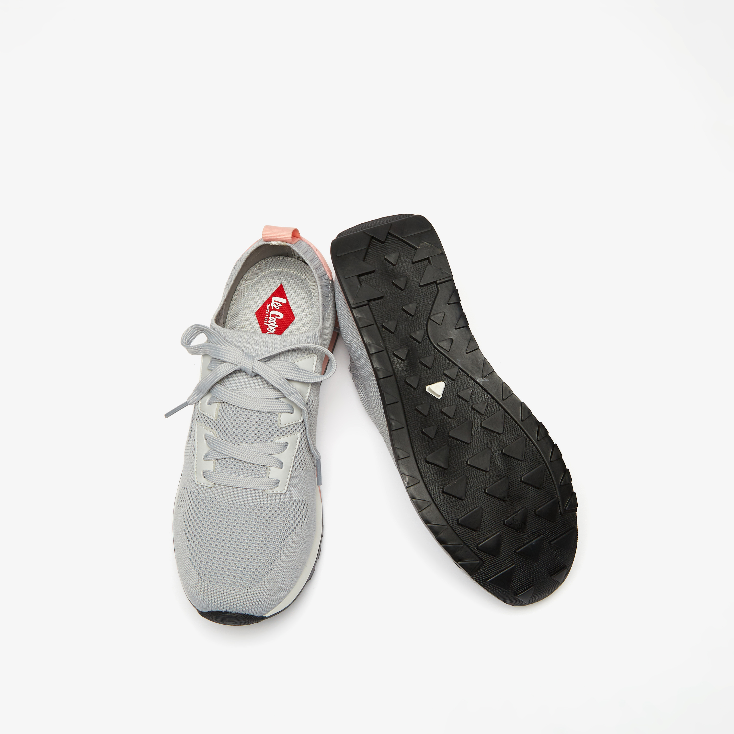 Buy Women s Lee Cooper Women s Solid Walking Shoes with Lace Up Closure Online Centrepoint Kuwait