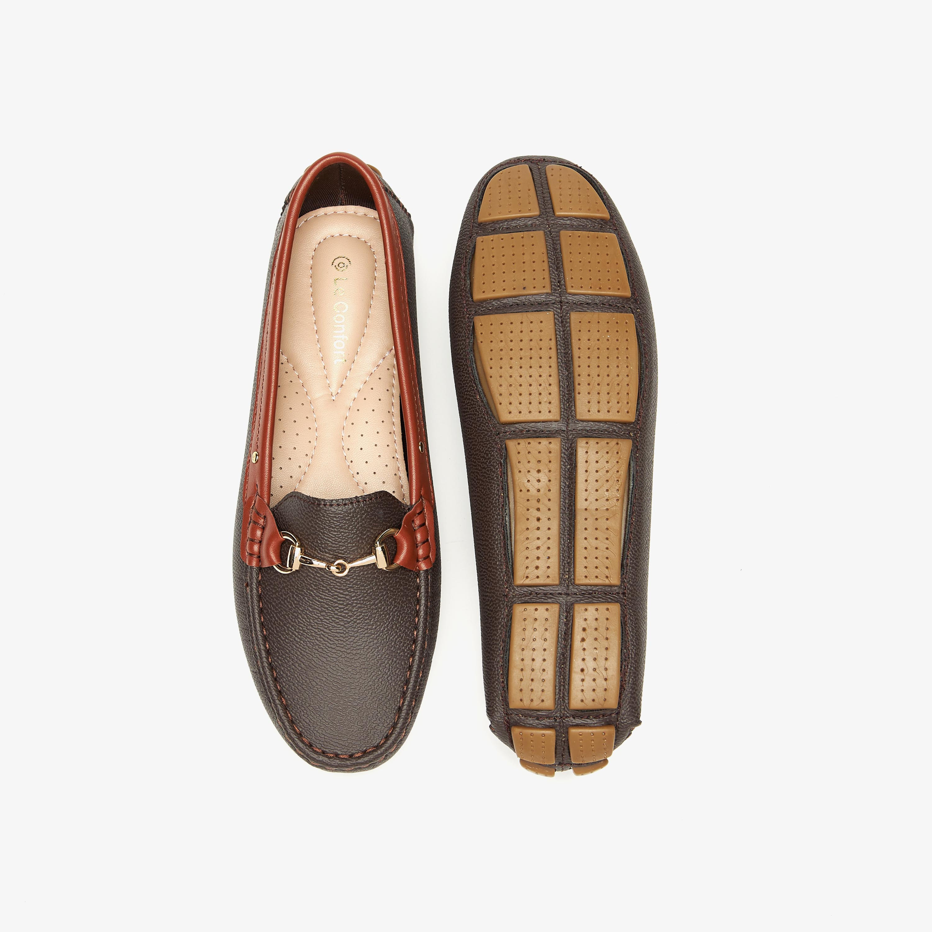 Le Confort Metal Accent Slip-On Comfort Moccasins-women-shoes-loafersandmoccasins-image-4
