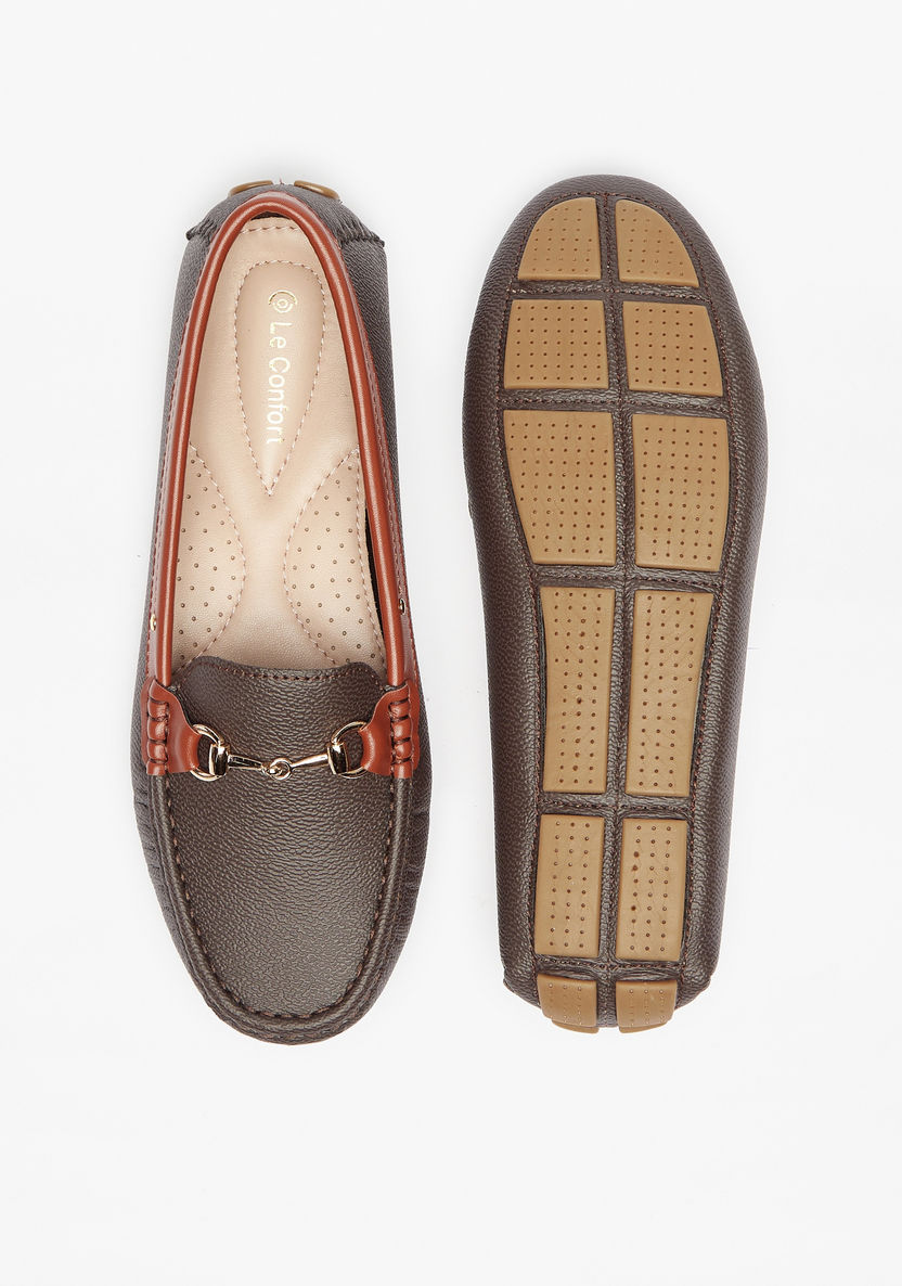 Le Confort Embellished Slip-On Mocassins-Women%27s Casual Shoes-image-3