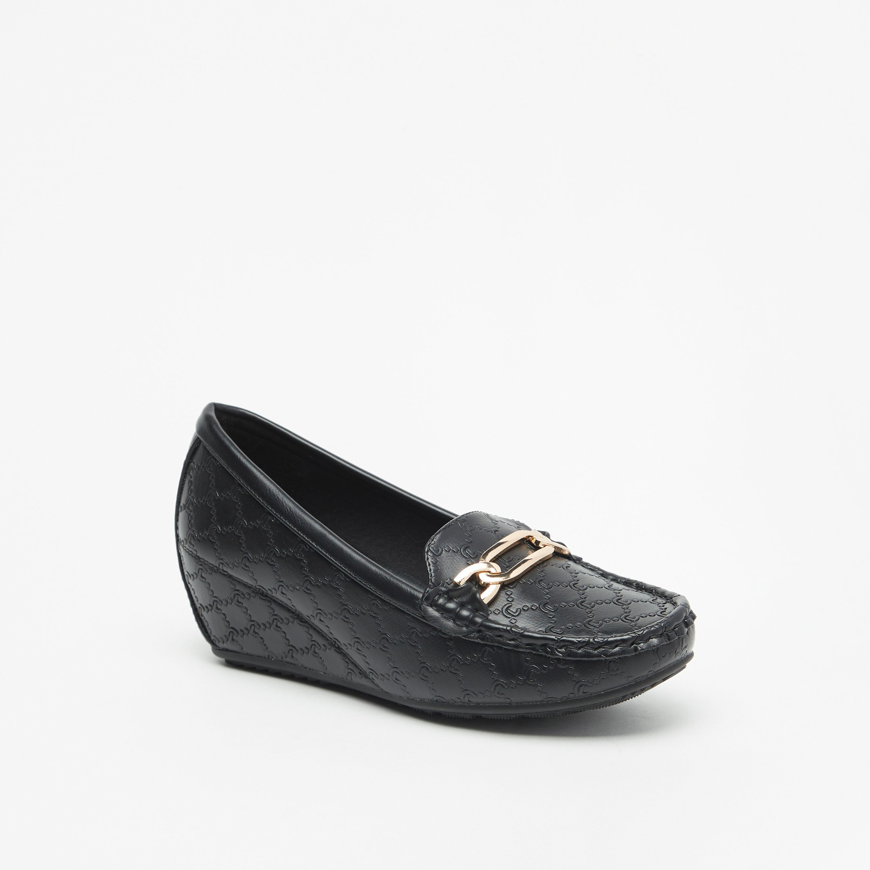 Wedge on sale heel loafers