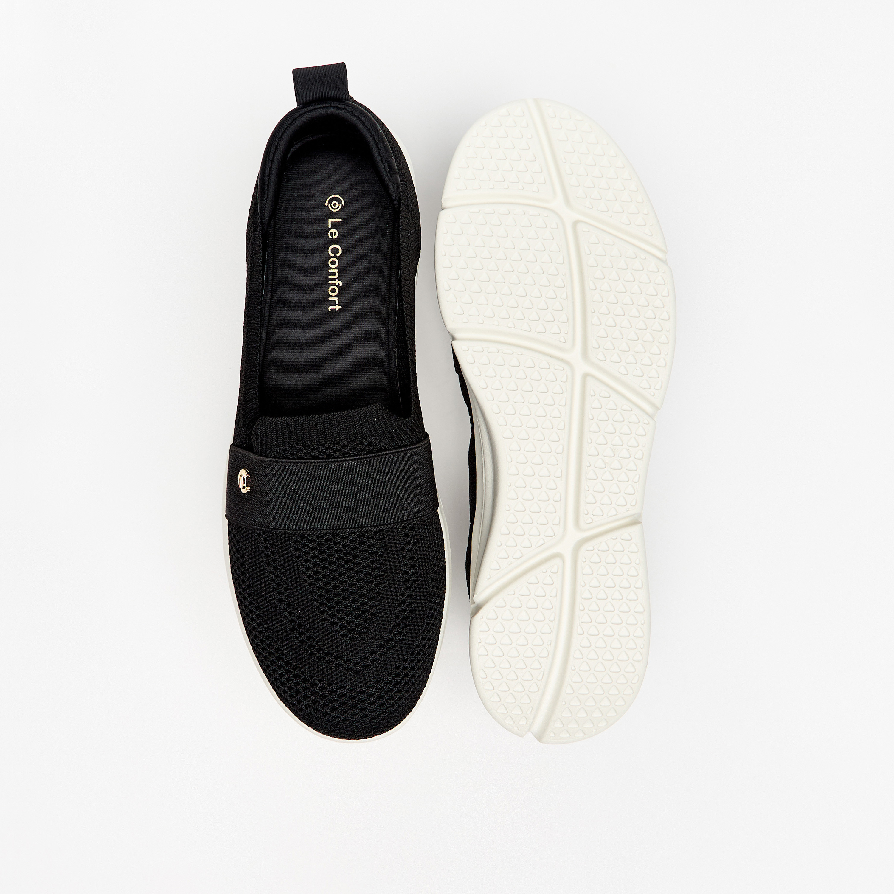 Le Confort Women Textured Slip-On Sneakers-women-shoes-sneakers-image-1