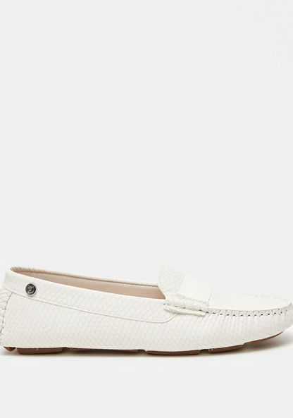 Le Confort Textured Slip-On Loafers