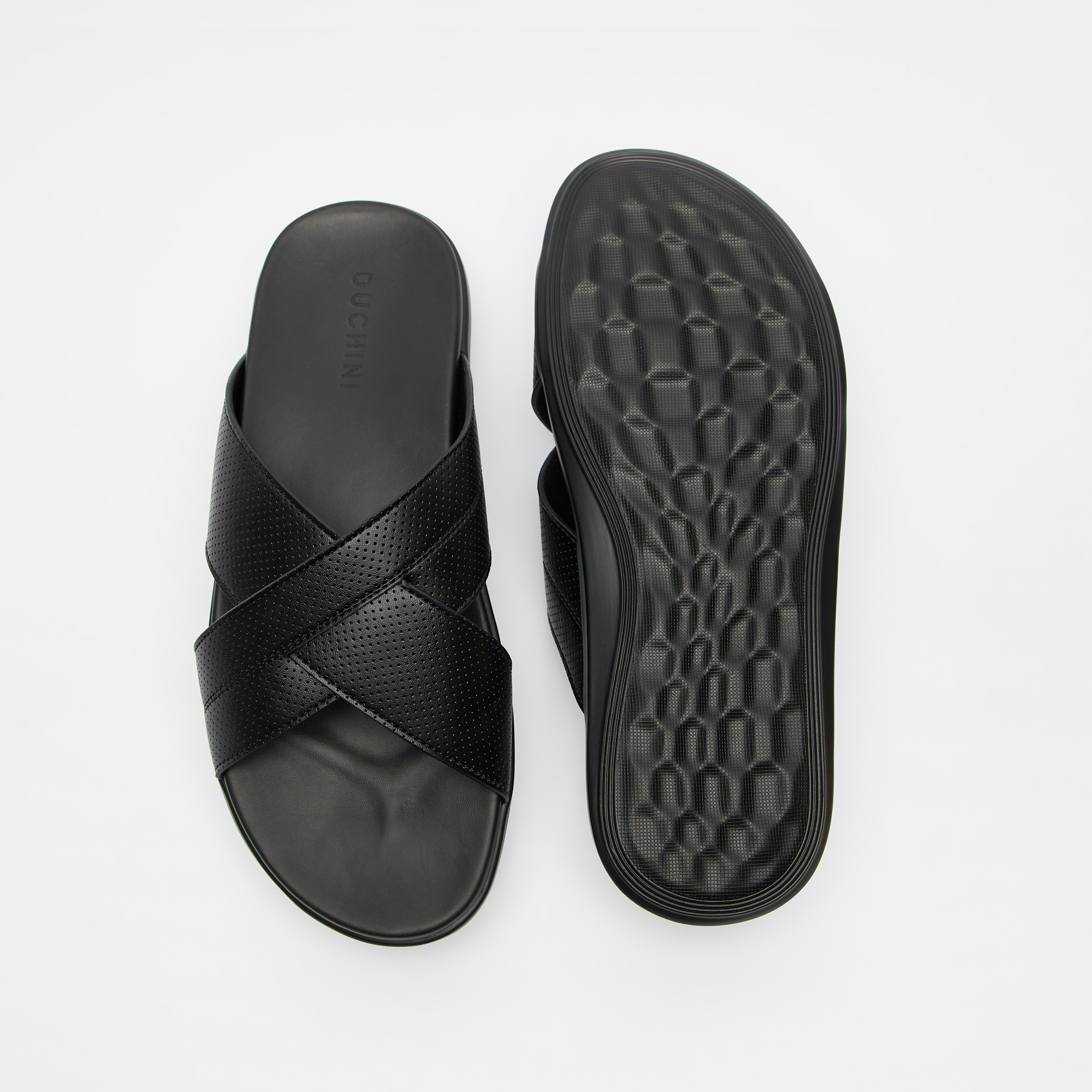 DENHAM x WDS RUBBER SLIDES BLACK 26.0 - サンダル