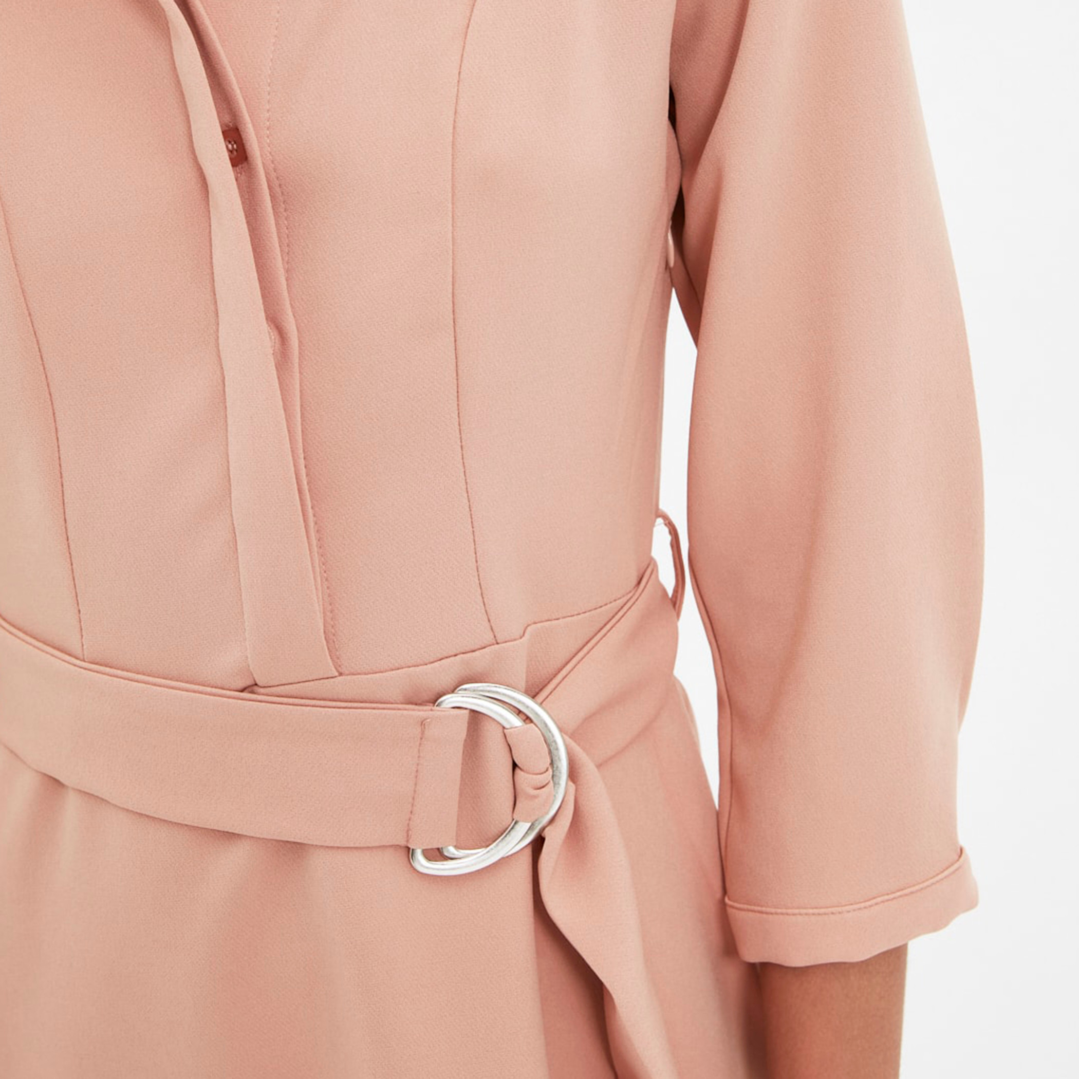 ترينديول لون القرنفل قصير فستان-women-clothing-dresses-image-4