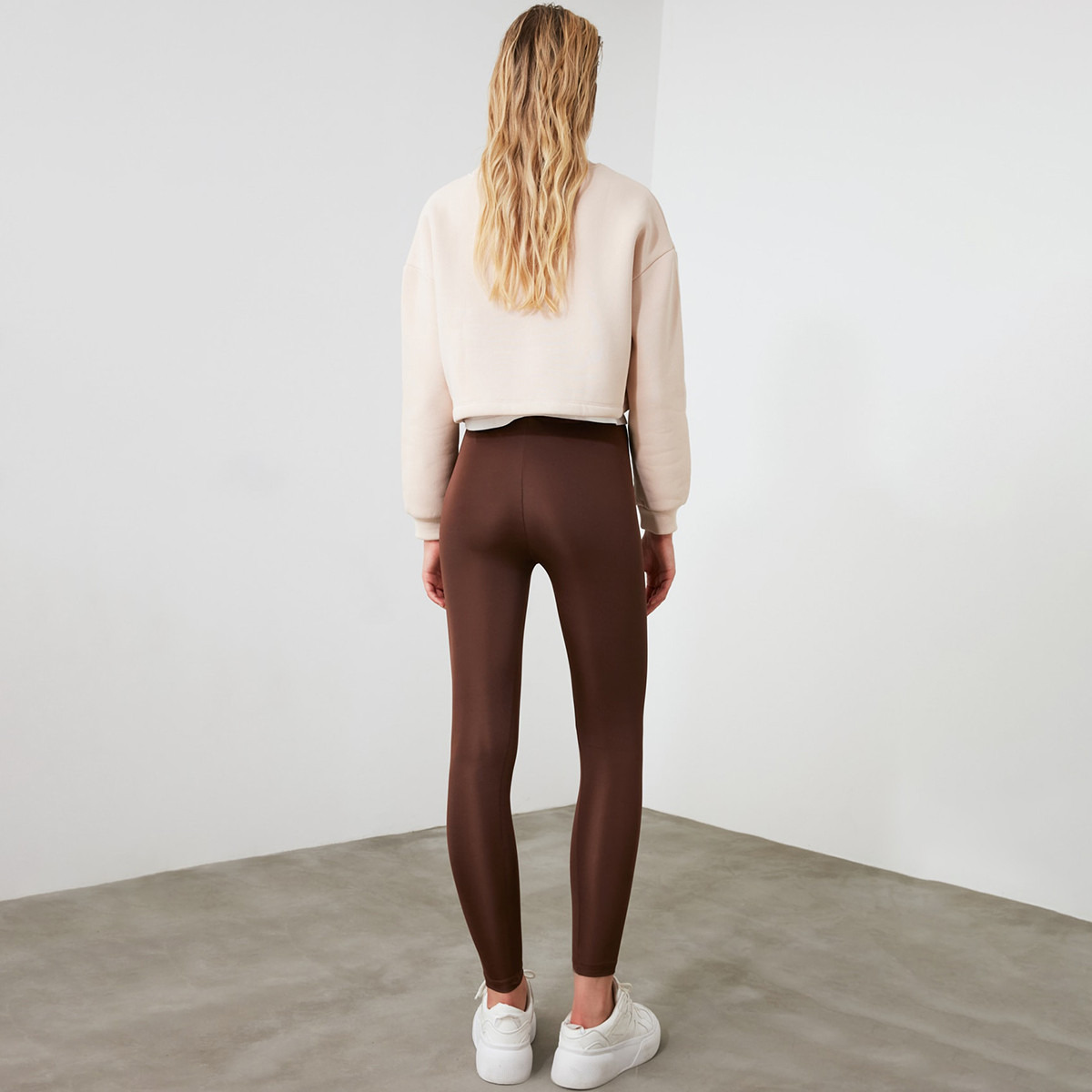 Pack of 2 Trendyol Women Polyester Solid Brown Legging-women-clothing-bottoms-leggings-image-10