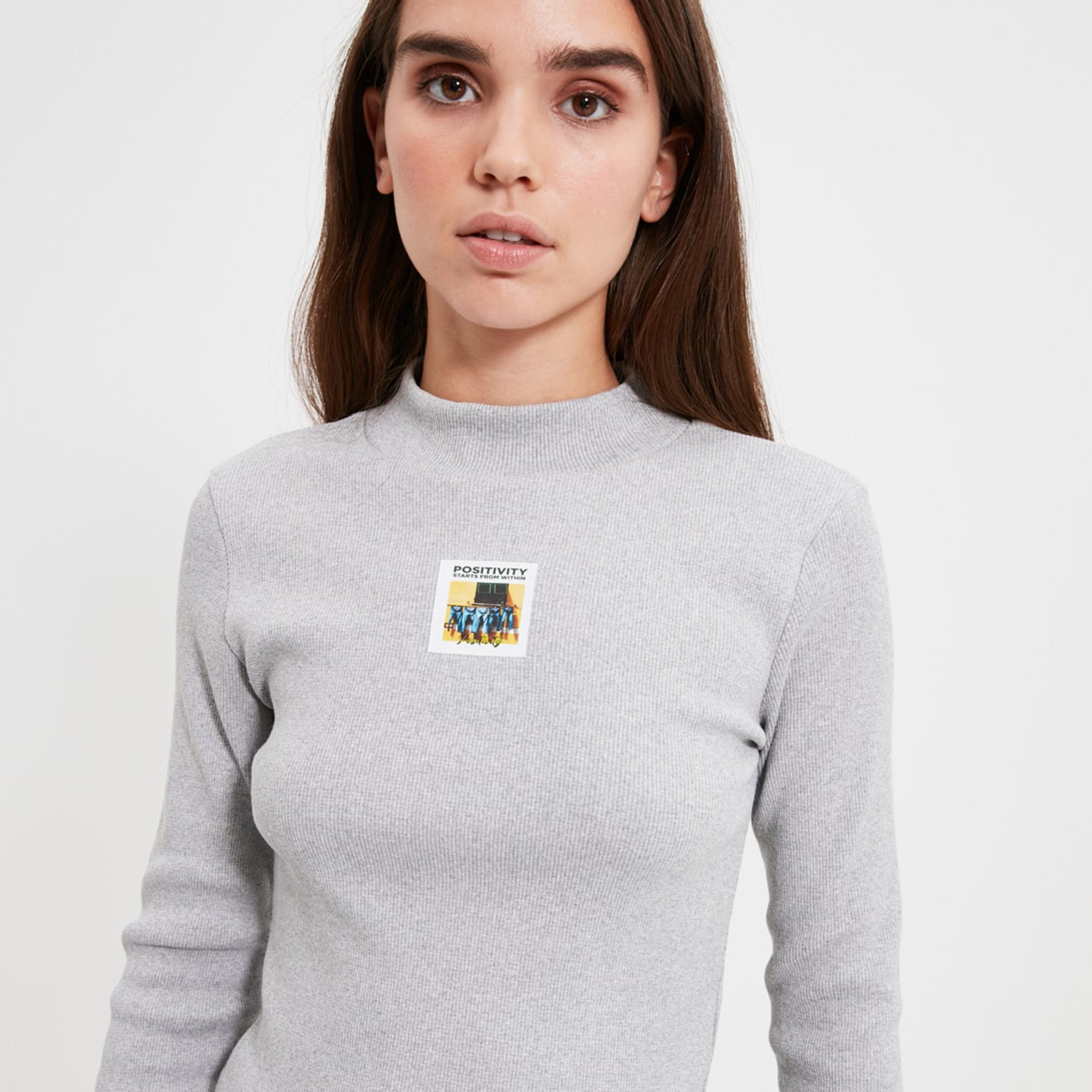 ترينديول رمادي قميص-women-clothing-shirtsandblouses-blouses-image-2