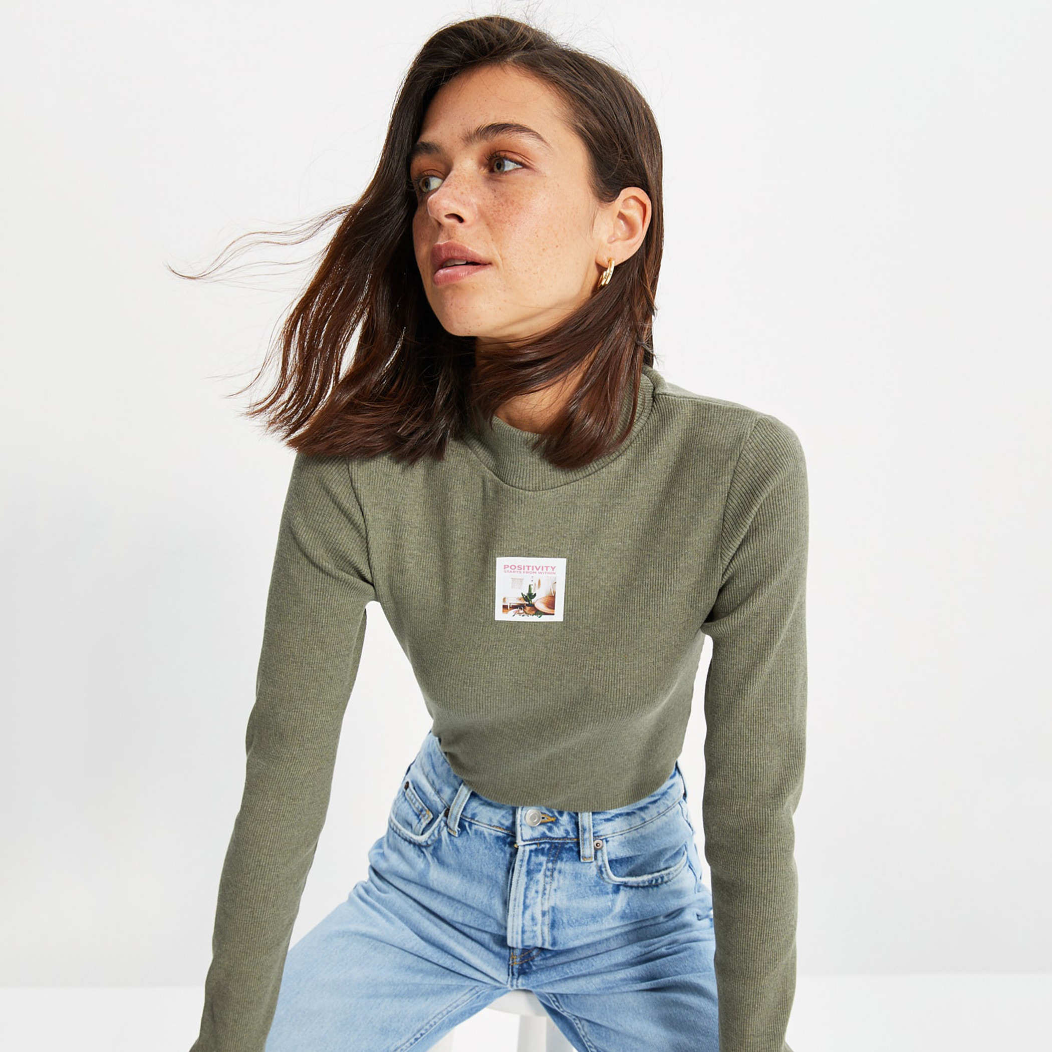 Trendyol Women Knitted High Neck Blouse-women-clothing-shirtsandblouses-blouses-image-3