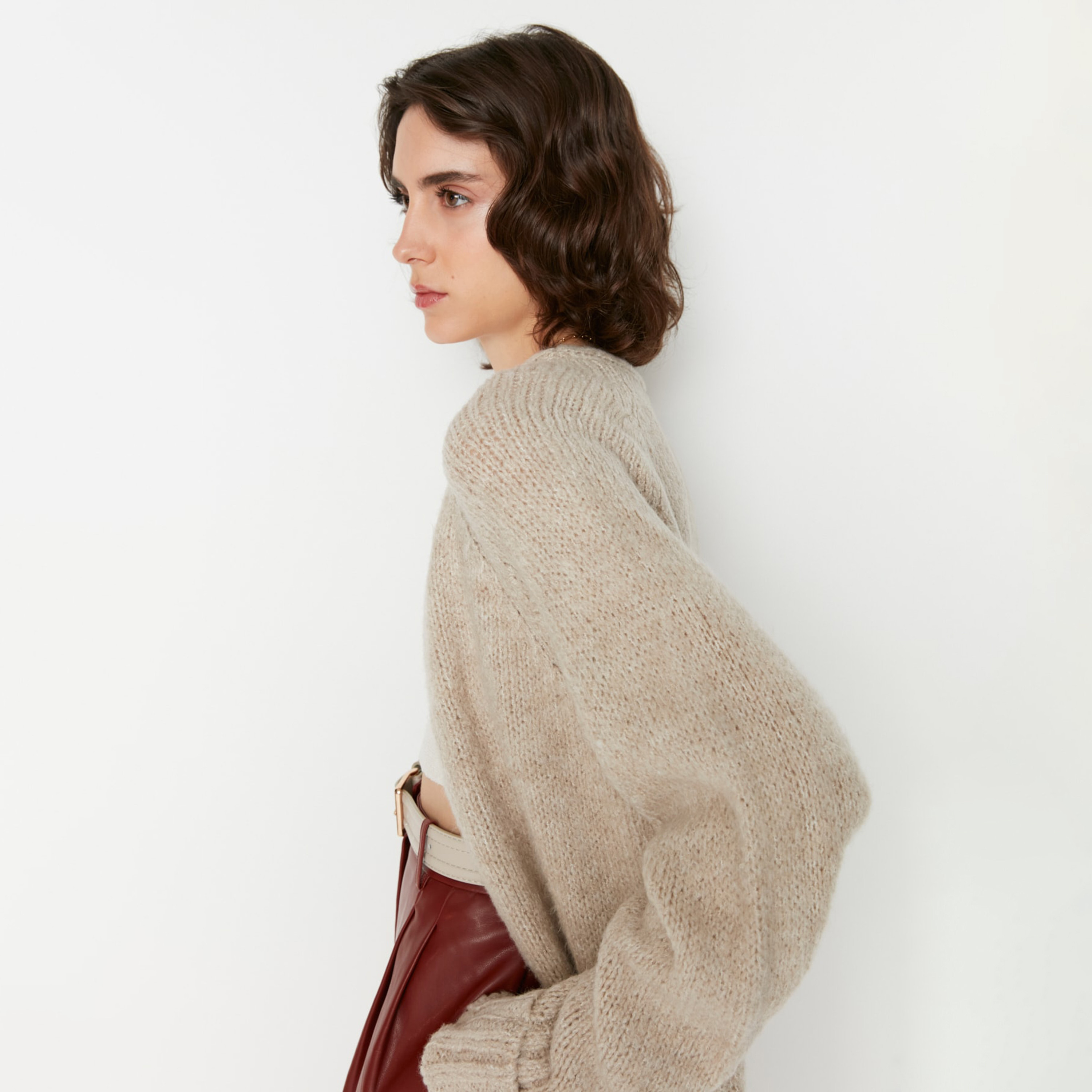 كارديجان حريمي بأكمام رجلان من ترينديول ميلا-women-winterwear-cardigansandjumpers-cardigans-image-3