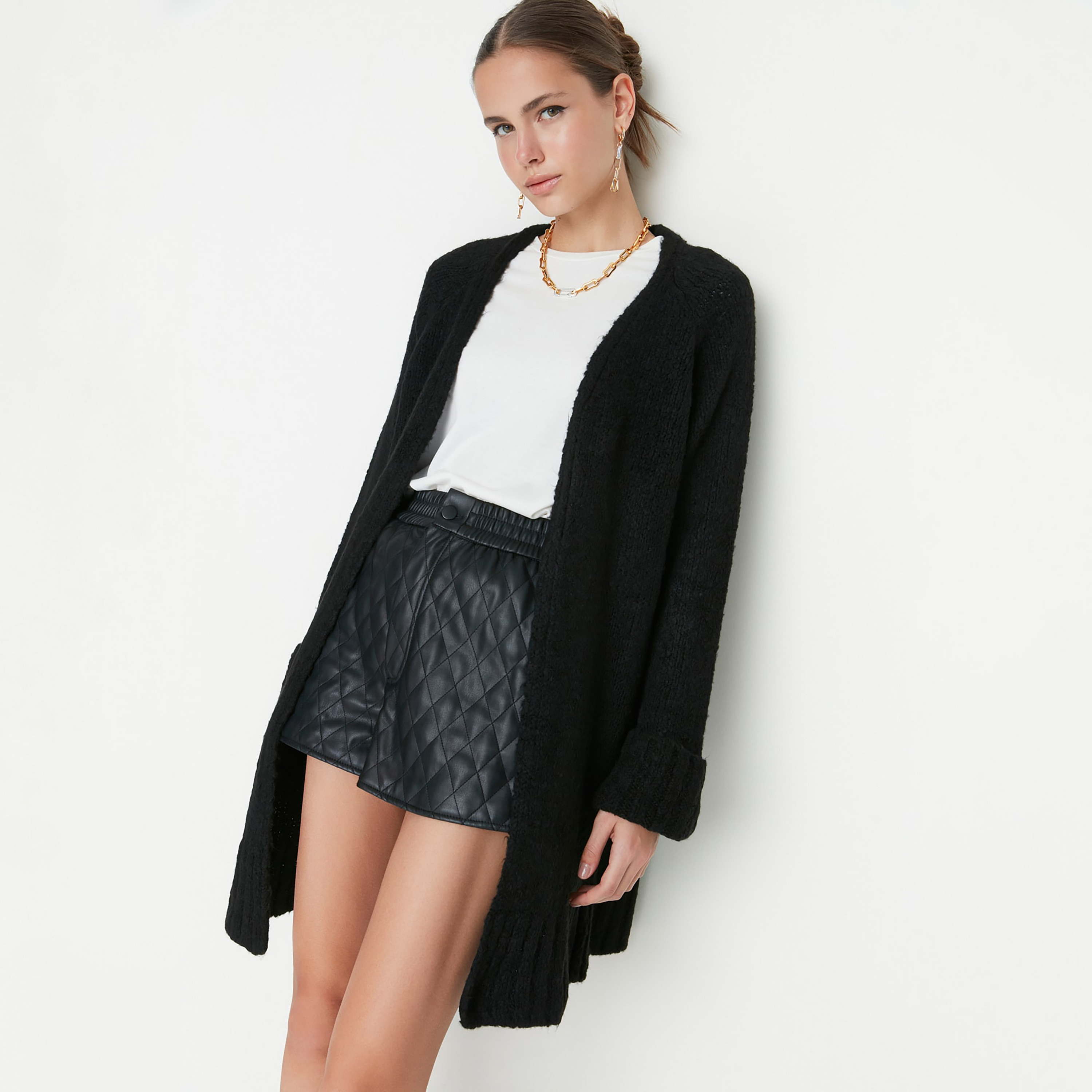 كارديجان حريمي بأكمام رجلان من ترينديول ميلا-women-winterwear-cardigansandjumpers-cardigans-image-3