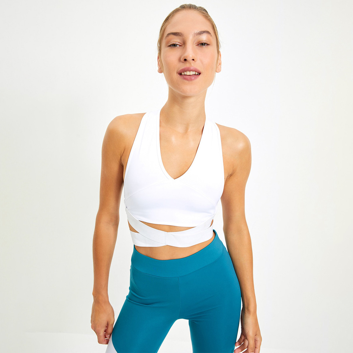 ترينديول أبيض حمالة الصدر الرياضية-sports-women-clothing-sportsbras-image-13