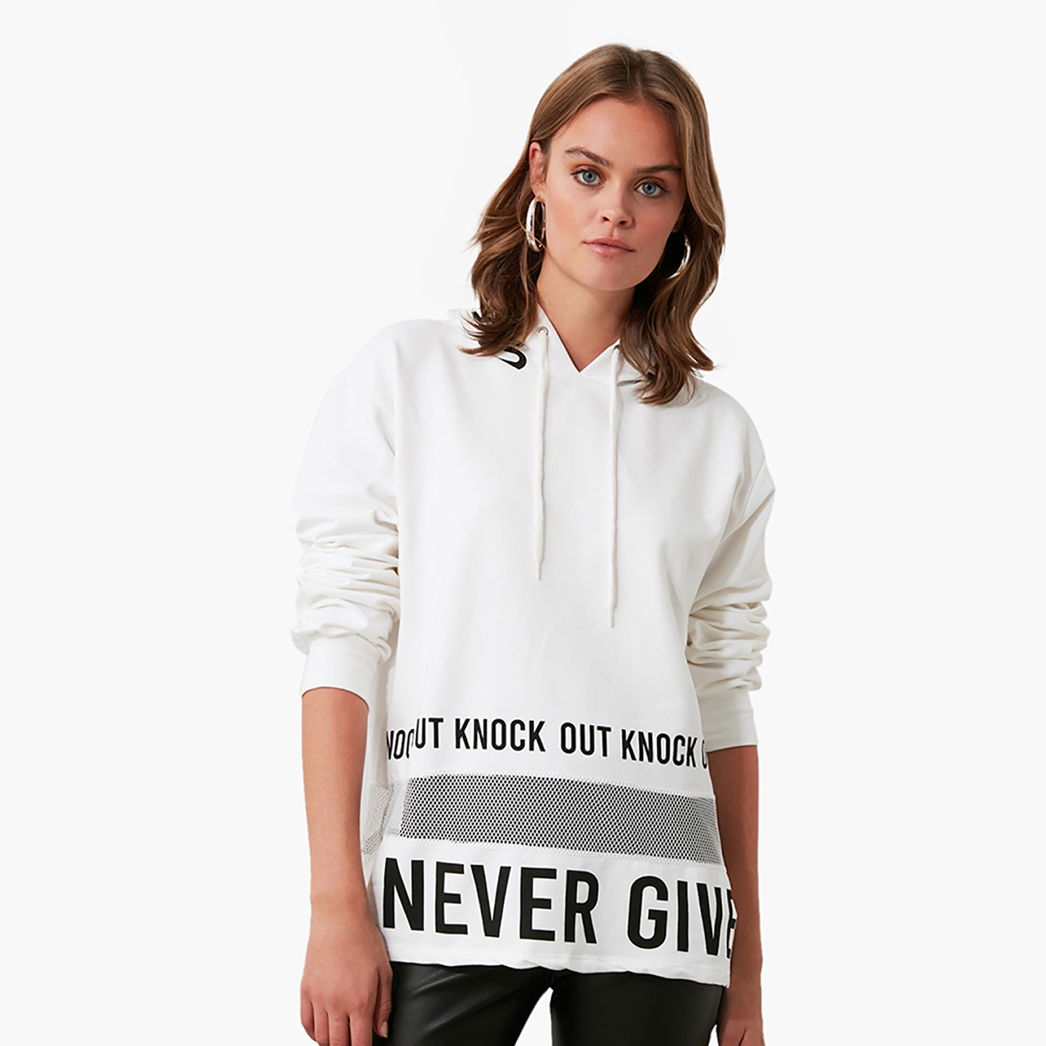 Trendyol Printed Hoodie with Long Sleeves and Drawstring Closure-women-winterwear-hoodiesandsweatshirts-hoodies-image-1
