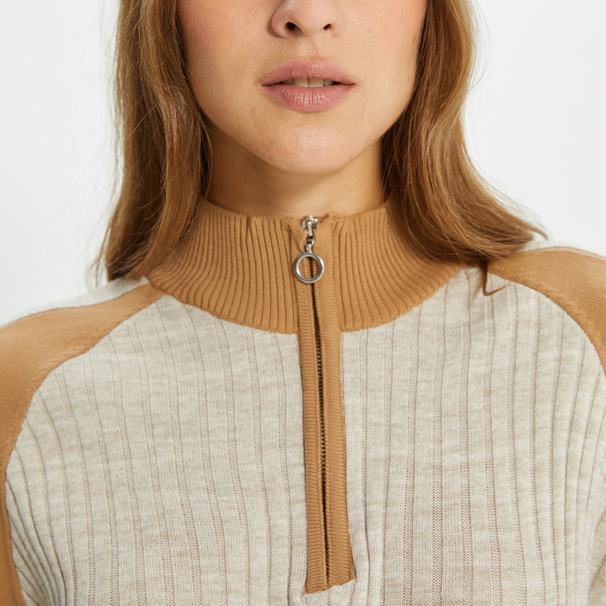 ترينديول اللون البيج مجموعات-women-clothing-coordsets-image-2