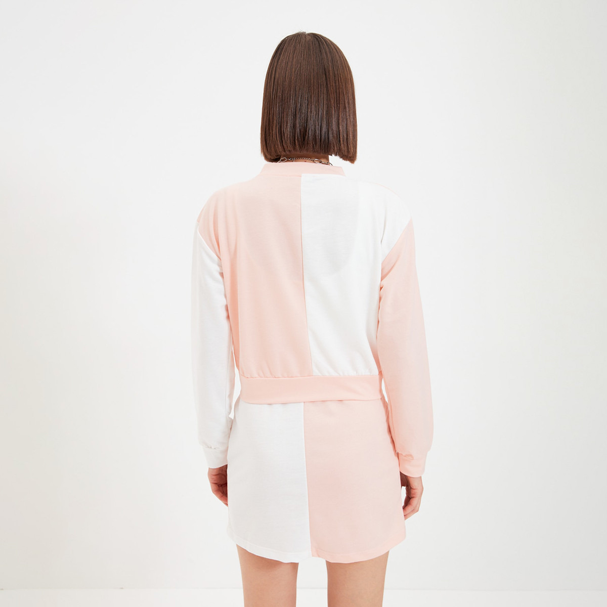 ترينديول لون القرنفل مجموعات-women-clothing-coordsets-image-4