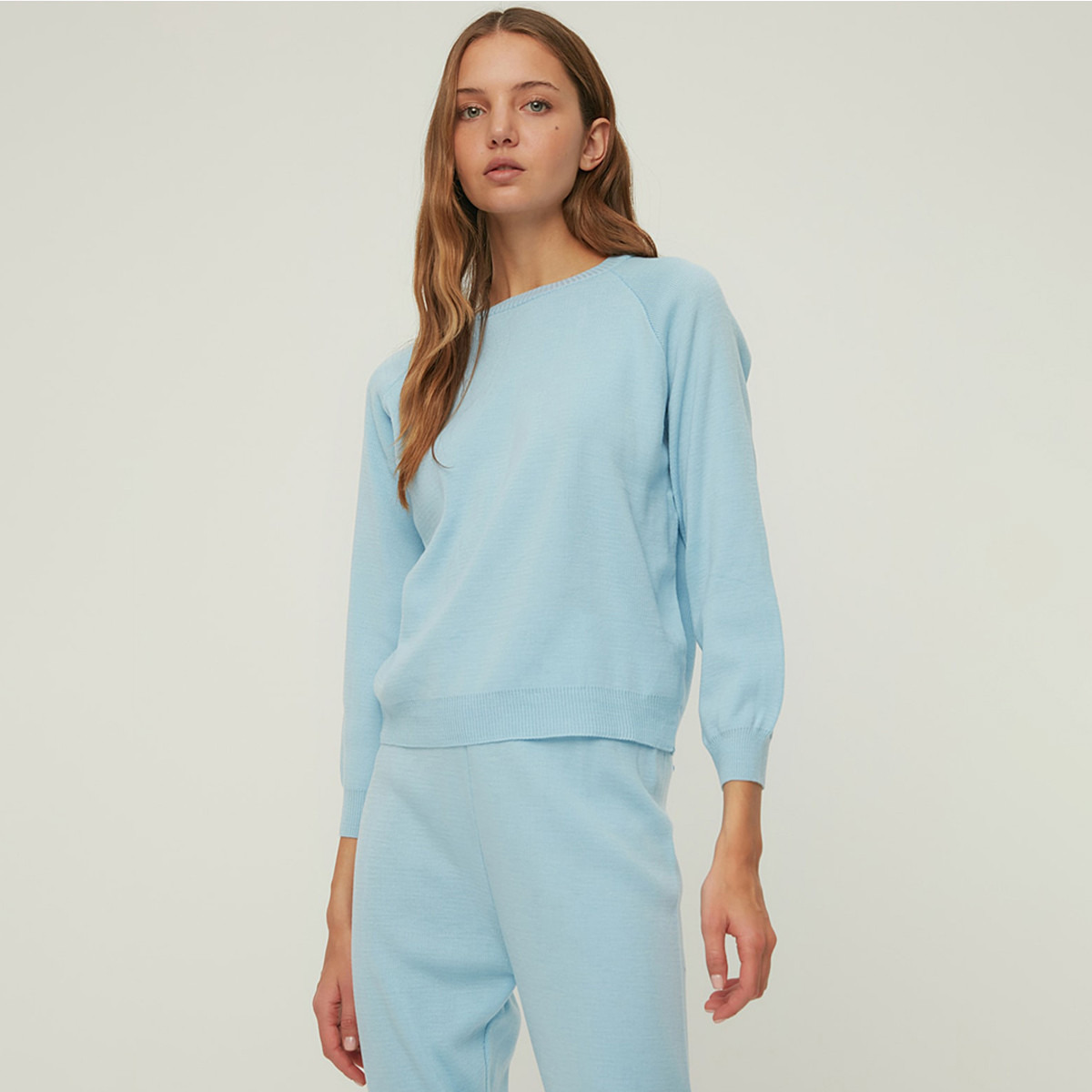 ترينديول أزرق مجموعات-women-clothing-coordsets-image-2