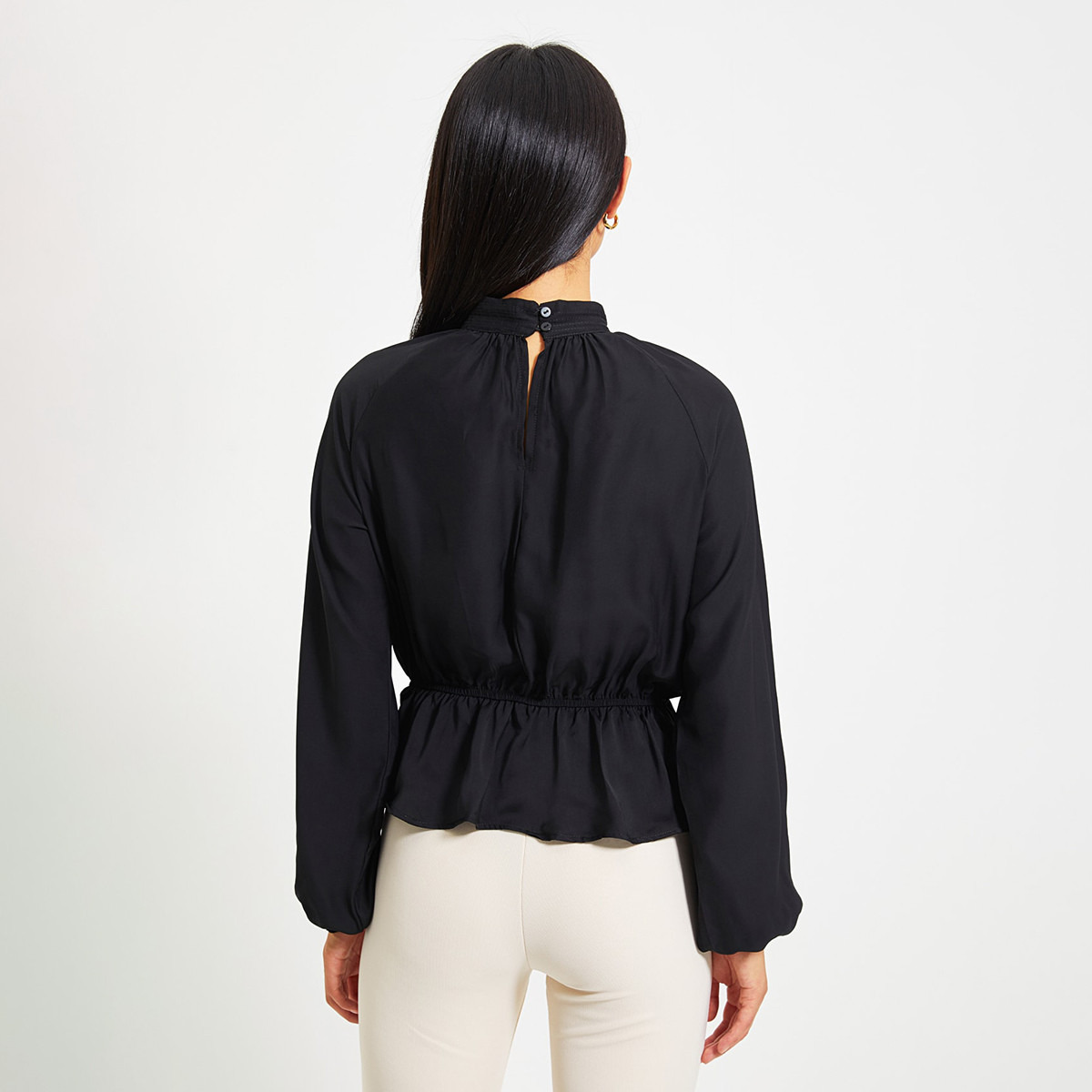 Trendyol Women Solid Long Sleeves Blouse-women-clothing-shirtsandblouses-blouses-image-3