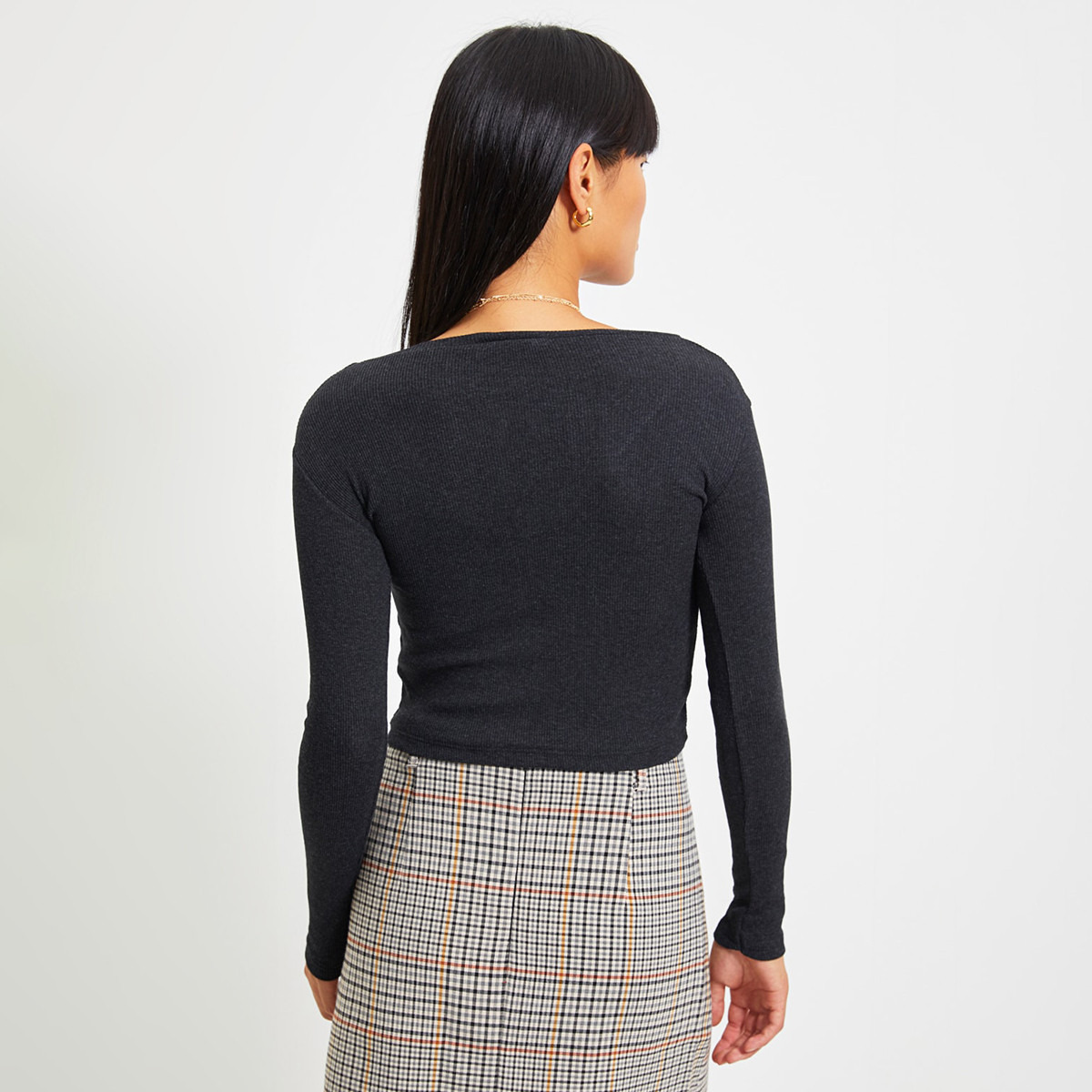 حزمة من 2 بلوزة نسائية مخططة برقبة على شكل وي من ترينديول-women-clothing-shirtsandblouses-blouses-image-10
