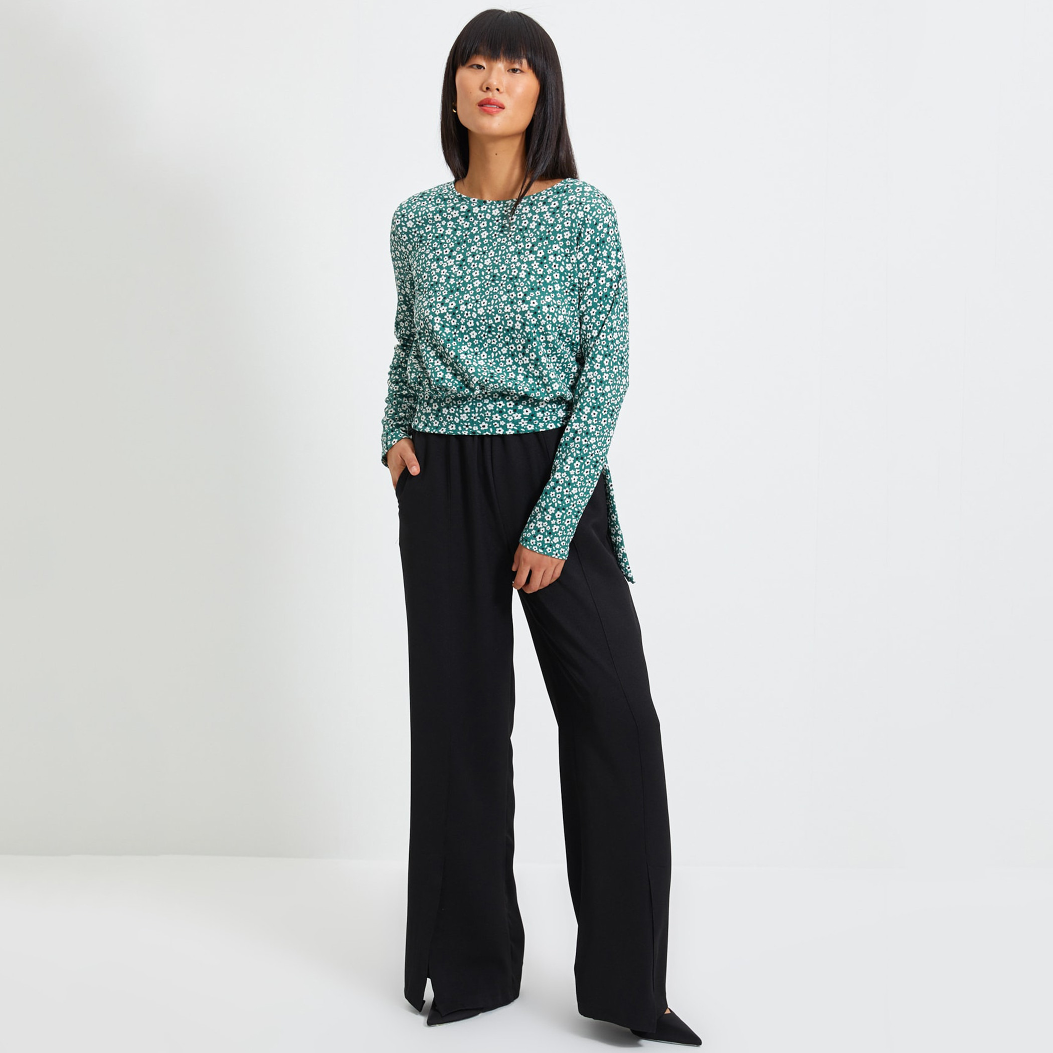 ترينديول أخضر قميص-women-clothing-shirtsandblouses-blouses-image-3