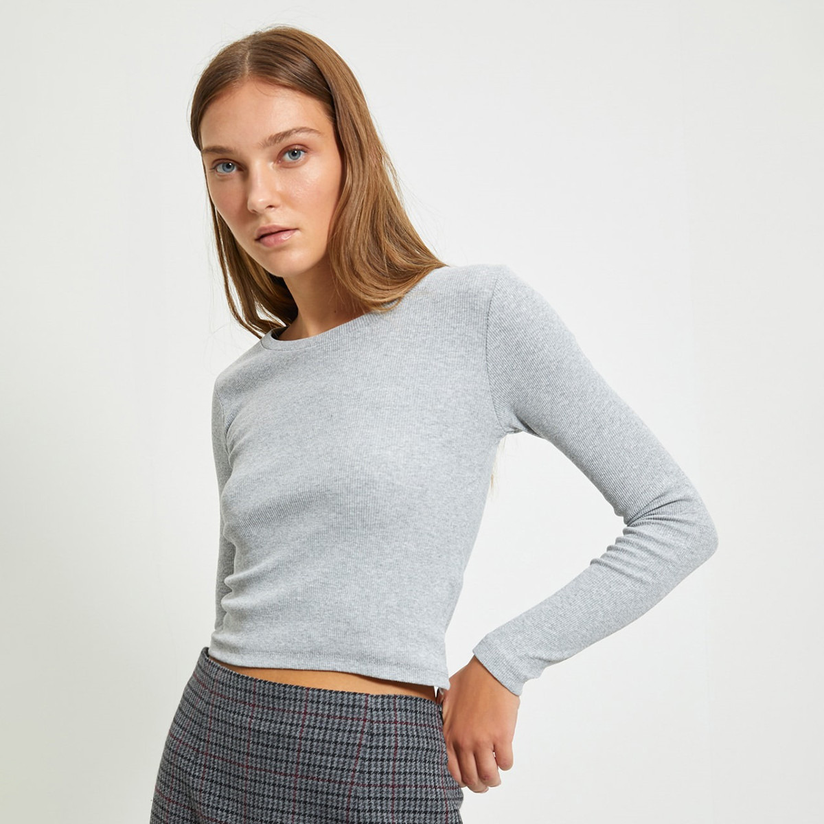 حزمة من 2 بلوزة من ترينديول نسائية محبوكة برقبة دائرية-women-clothing-shirtsandblouses-blouses-image-11