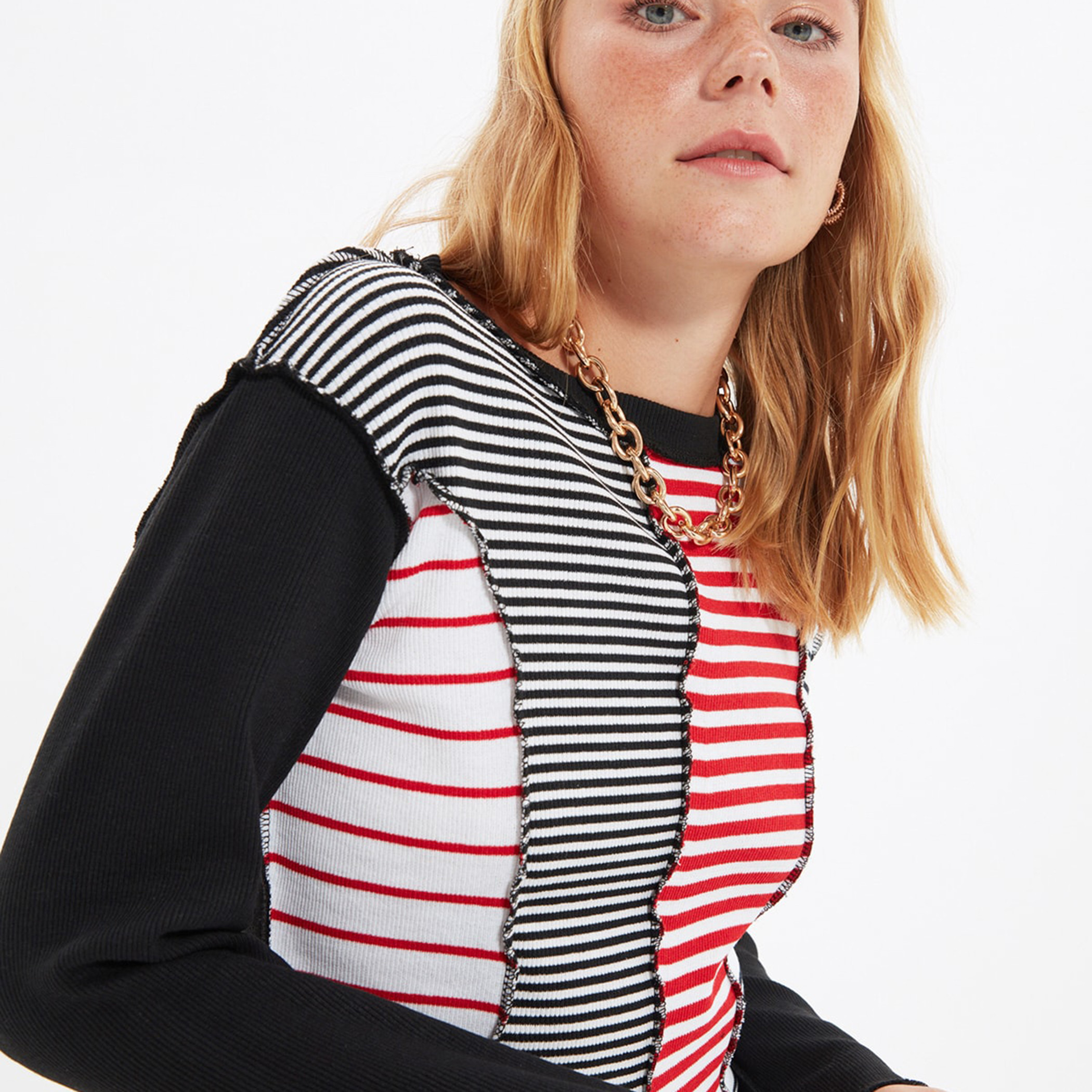 Trendyol Women Knitted Round Neck Blouse-women-clothing-shirtsandblouses-blouses-image-2
