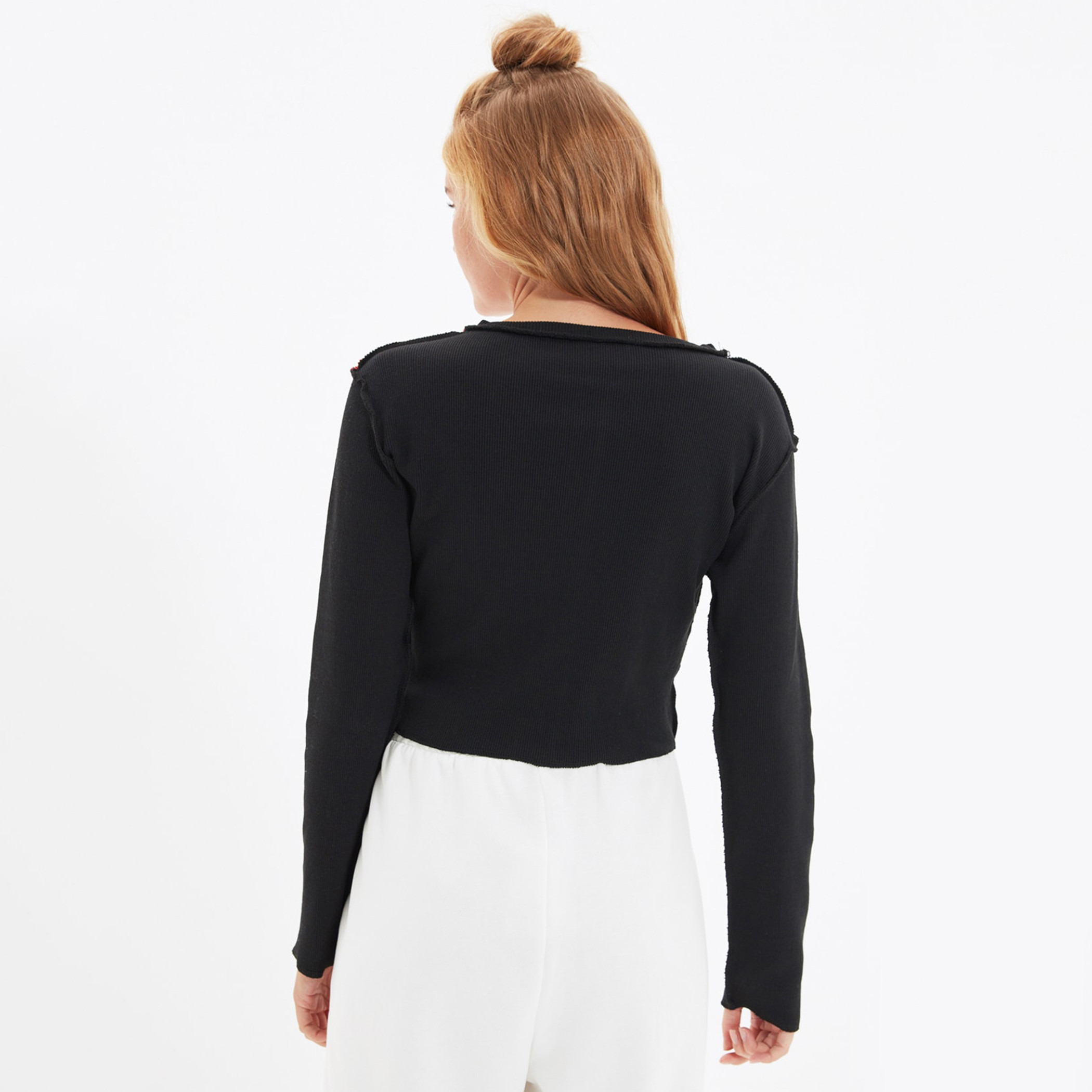 Trendyol Women Knitted Round Neck Blouse-women-clothing-shirtsandblouses-blouses-image-5