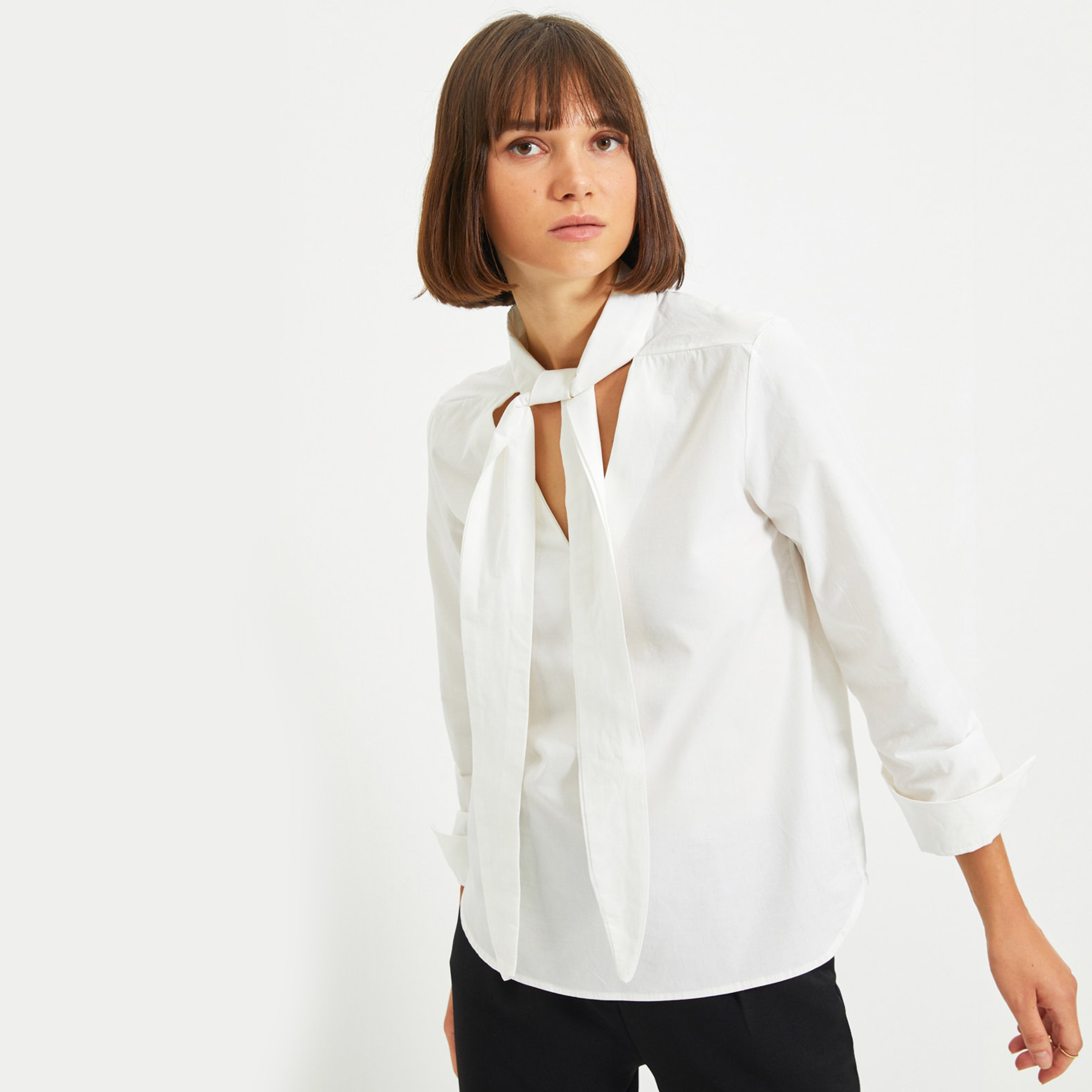 ترينديول أبيض قميص-women-clothing-shirtsandblouses-blouses-image-1