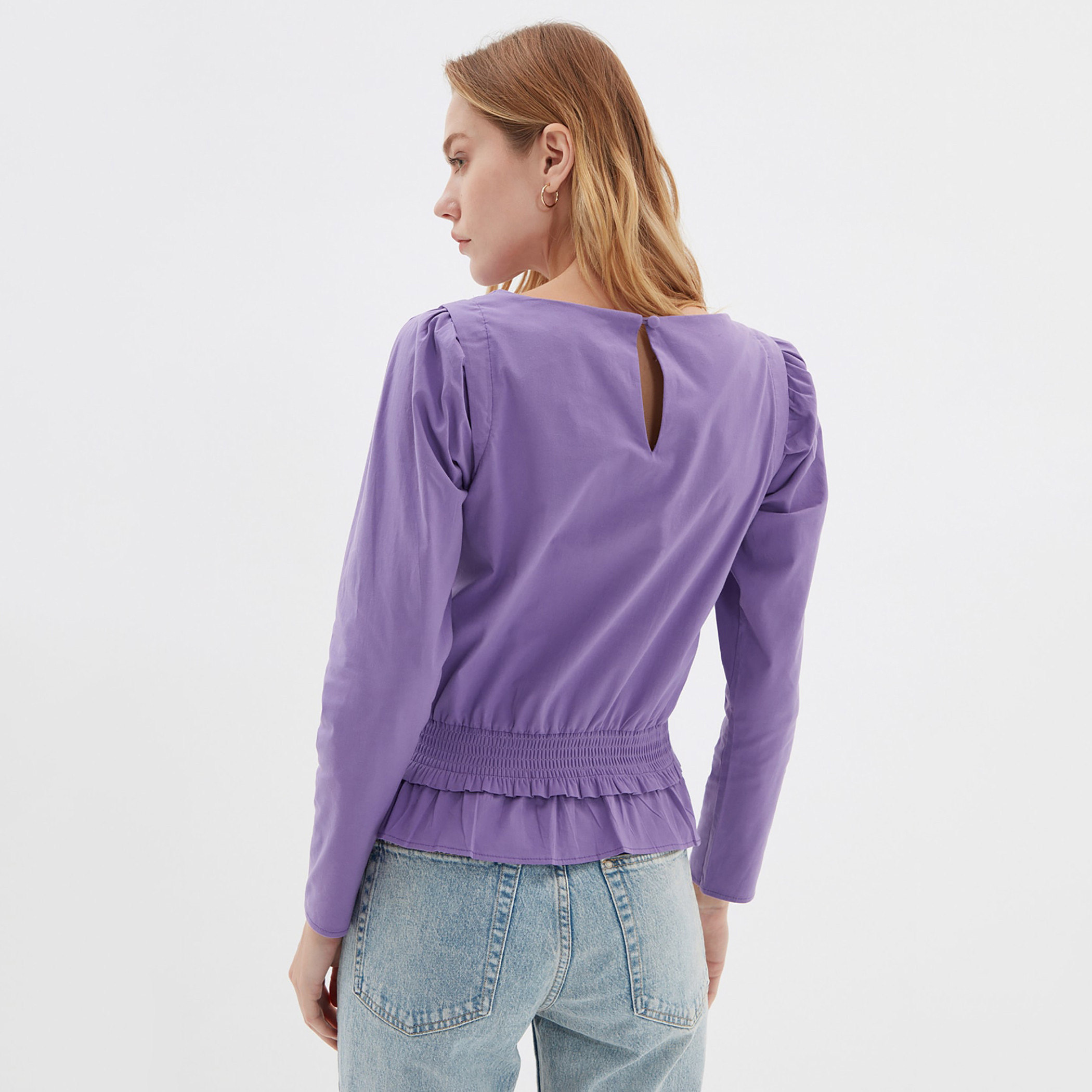 Trendyol Women Solid Long Sleeves Blouse-women-clothing-shirtsandblouses-blouses-image-5