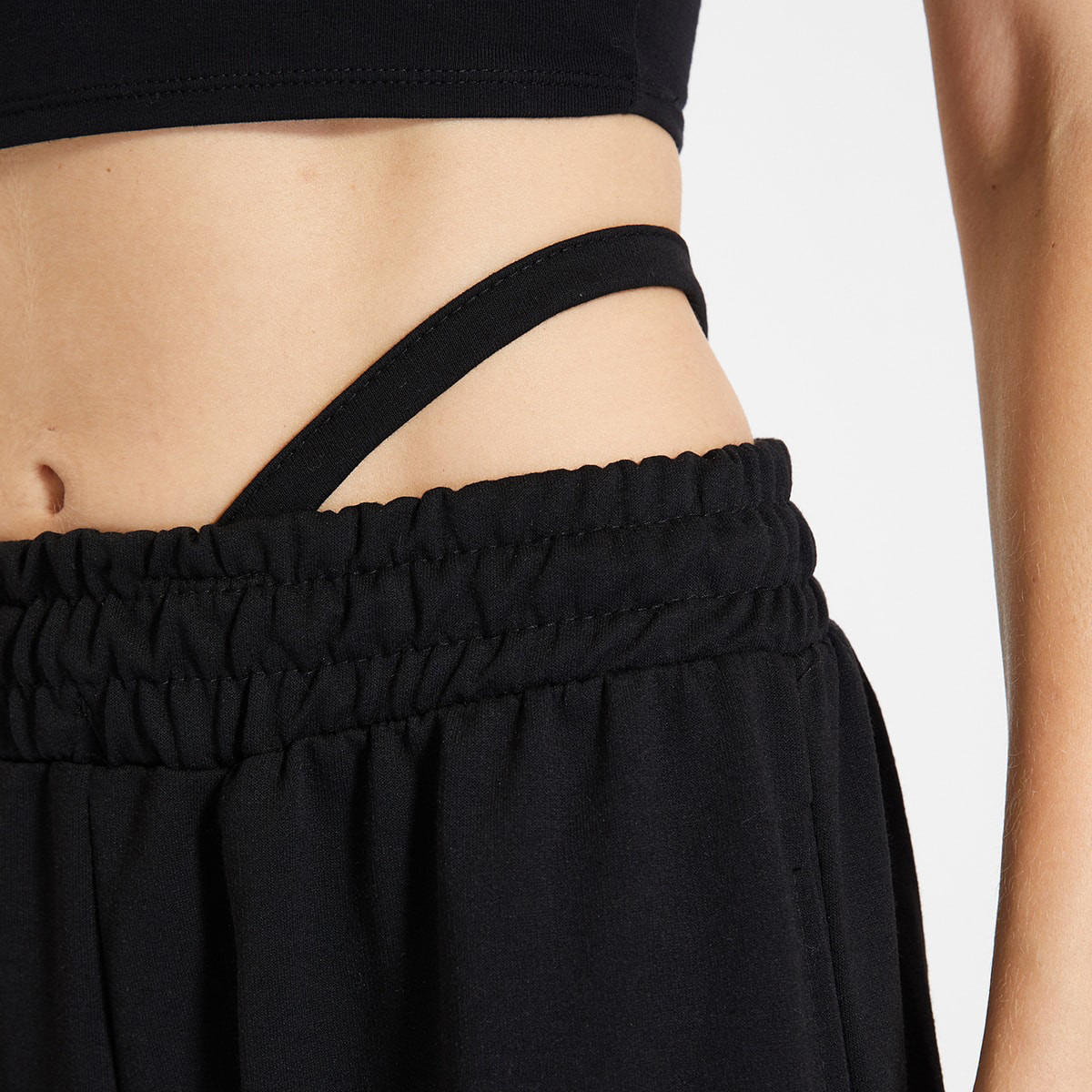 ترينديول أسود بانت عداء ببطء-women-clothing-bottoms-joggers-image-4