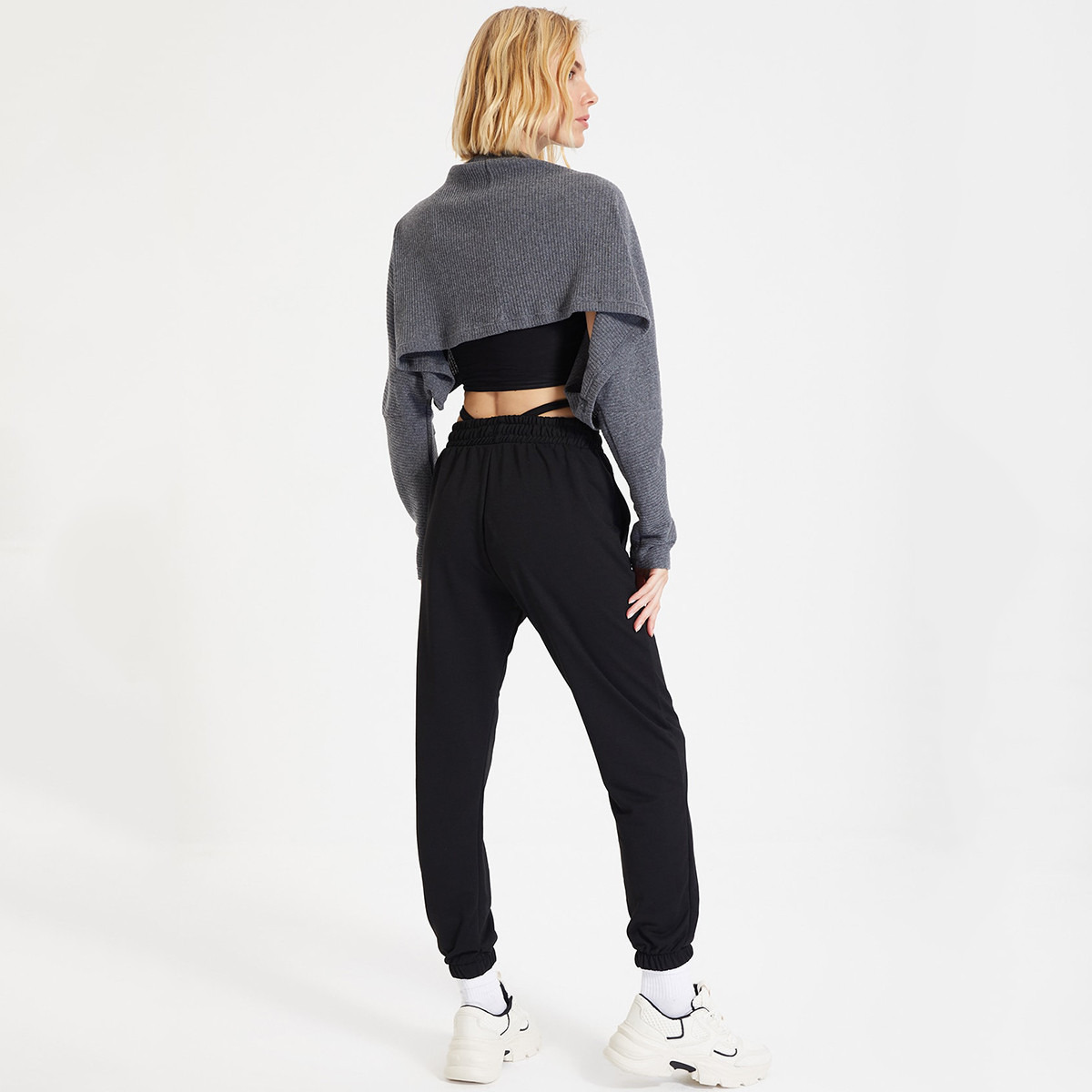 ترينديول أسود بانت عداء ببطء-women-clothing-bottoms-joggers-image-5