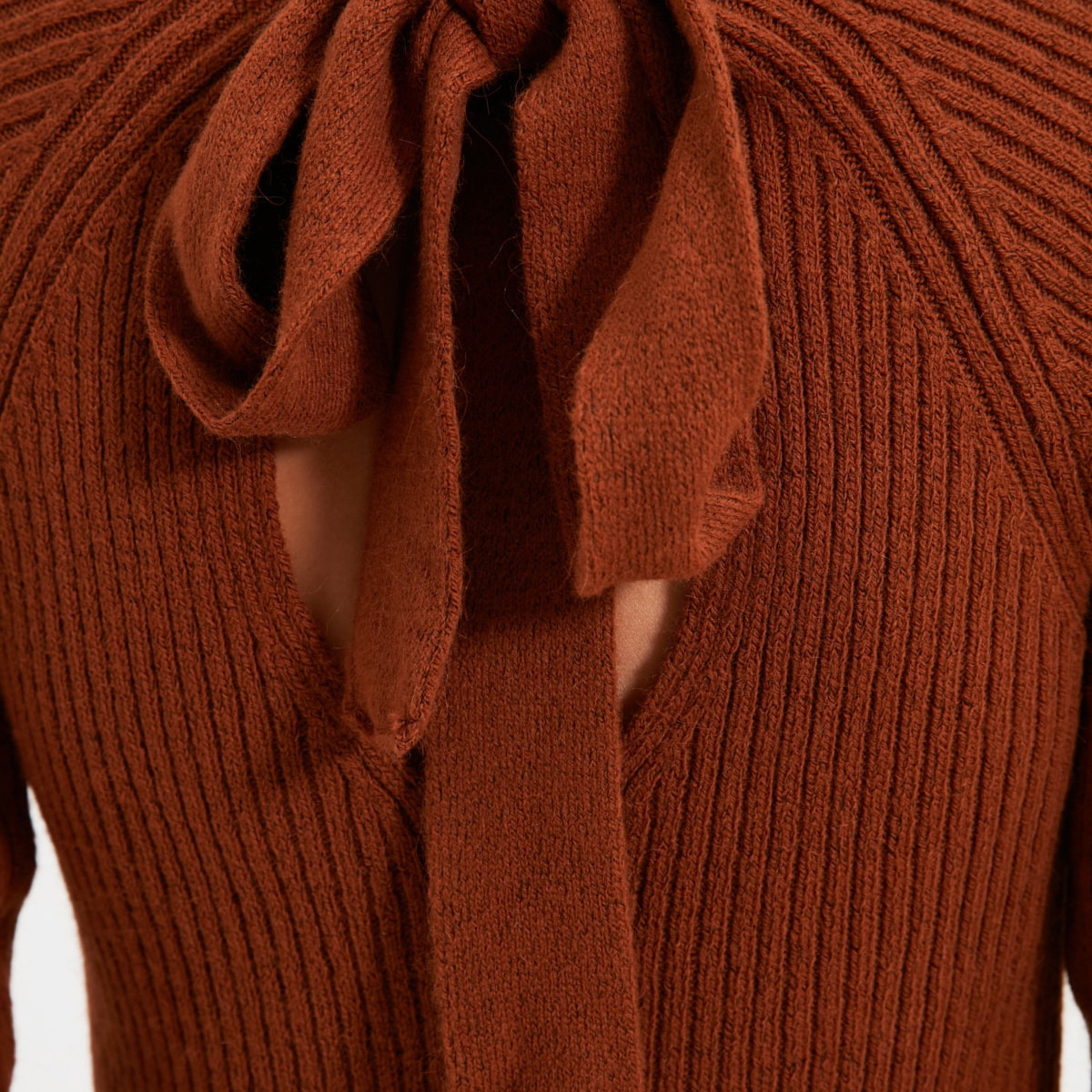ترينديول بنى قصير فستان-women-clothing-dresses-image-5