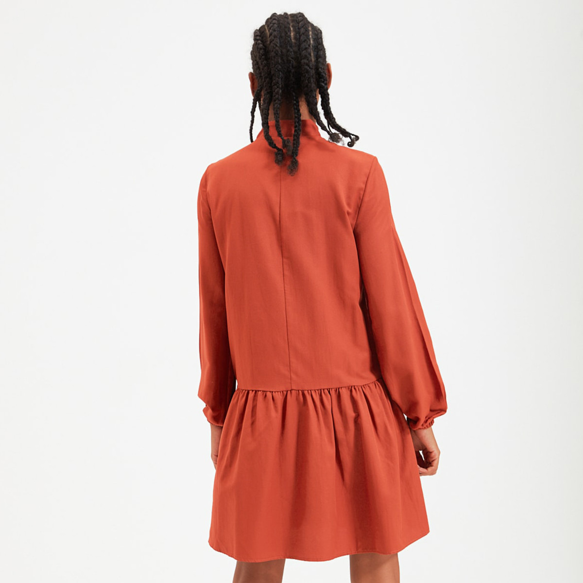 Trendyol Women Solid Zip Closure Mini Dress-women-clothing-dresses-image-6