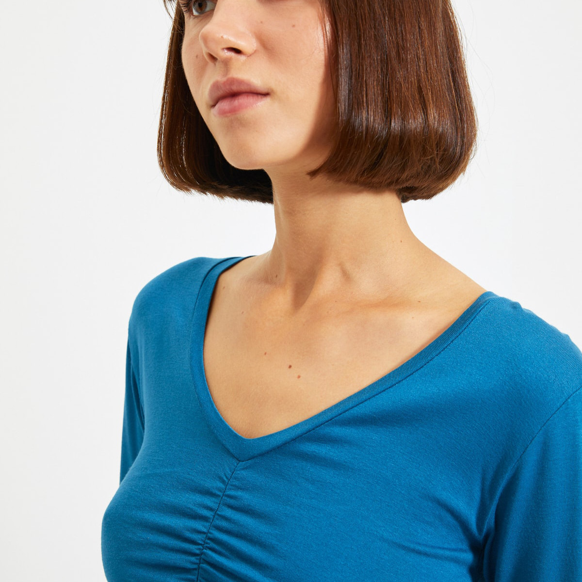 ترينديول أزرق متوسط الطول فستان-women-clothing-dresses-image-2