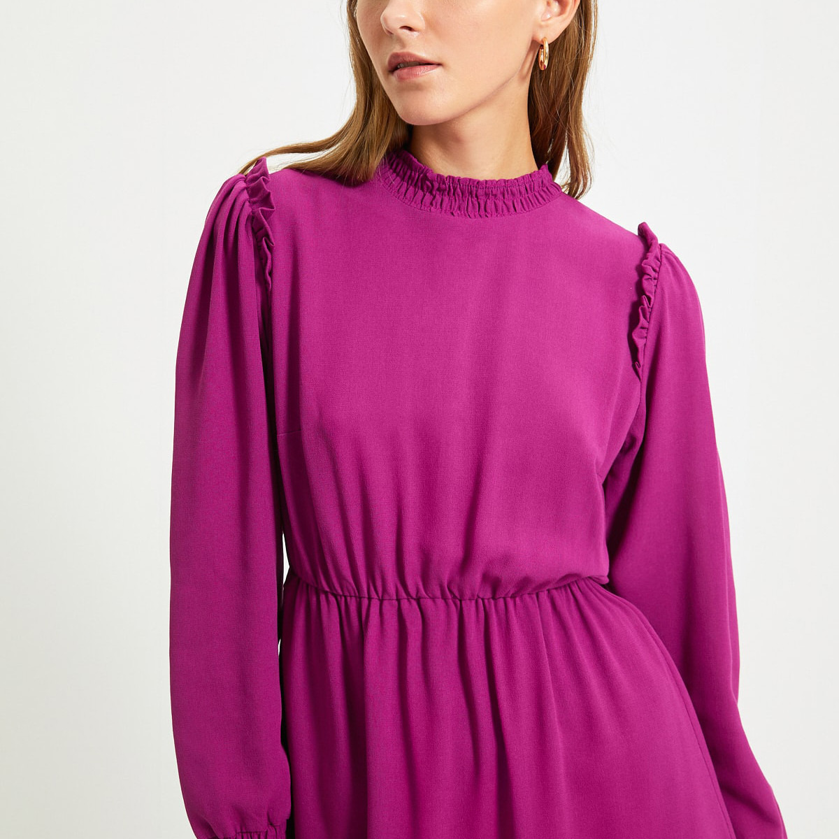ترينديول نفسجي قصير فستان-women-clothing-dresses-image-3
