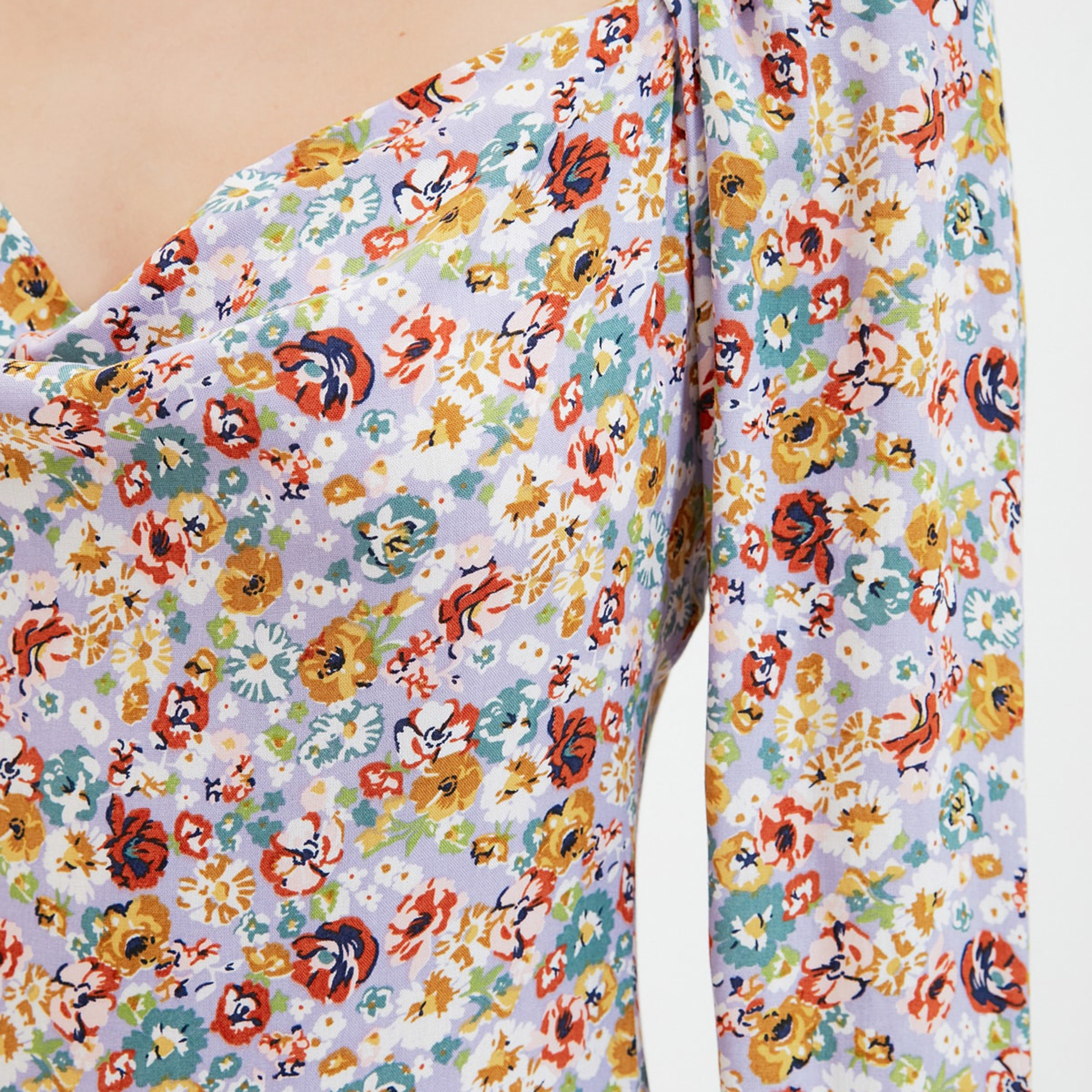 Trendyol Women Floral Back Zipper Dress-women-clothing-dresses-image-4