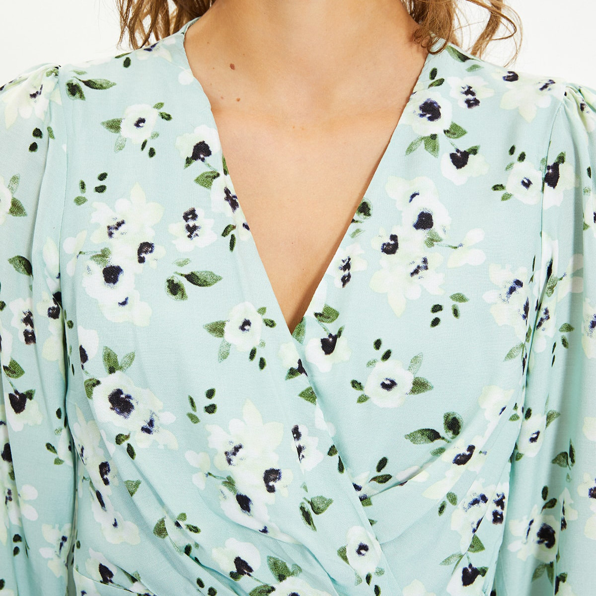 ترينديول أخضر متوسط الطول فستان-women-clothing-dresses-image-4