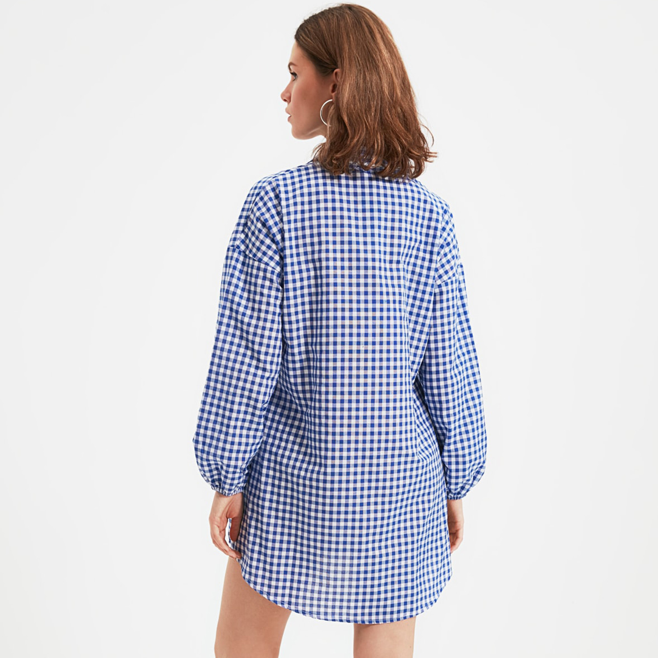 ترينديول أزرق قصير فستان-women-clothing-dresses-image-5