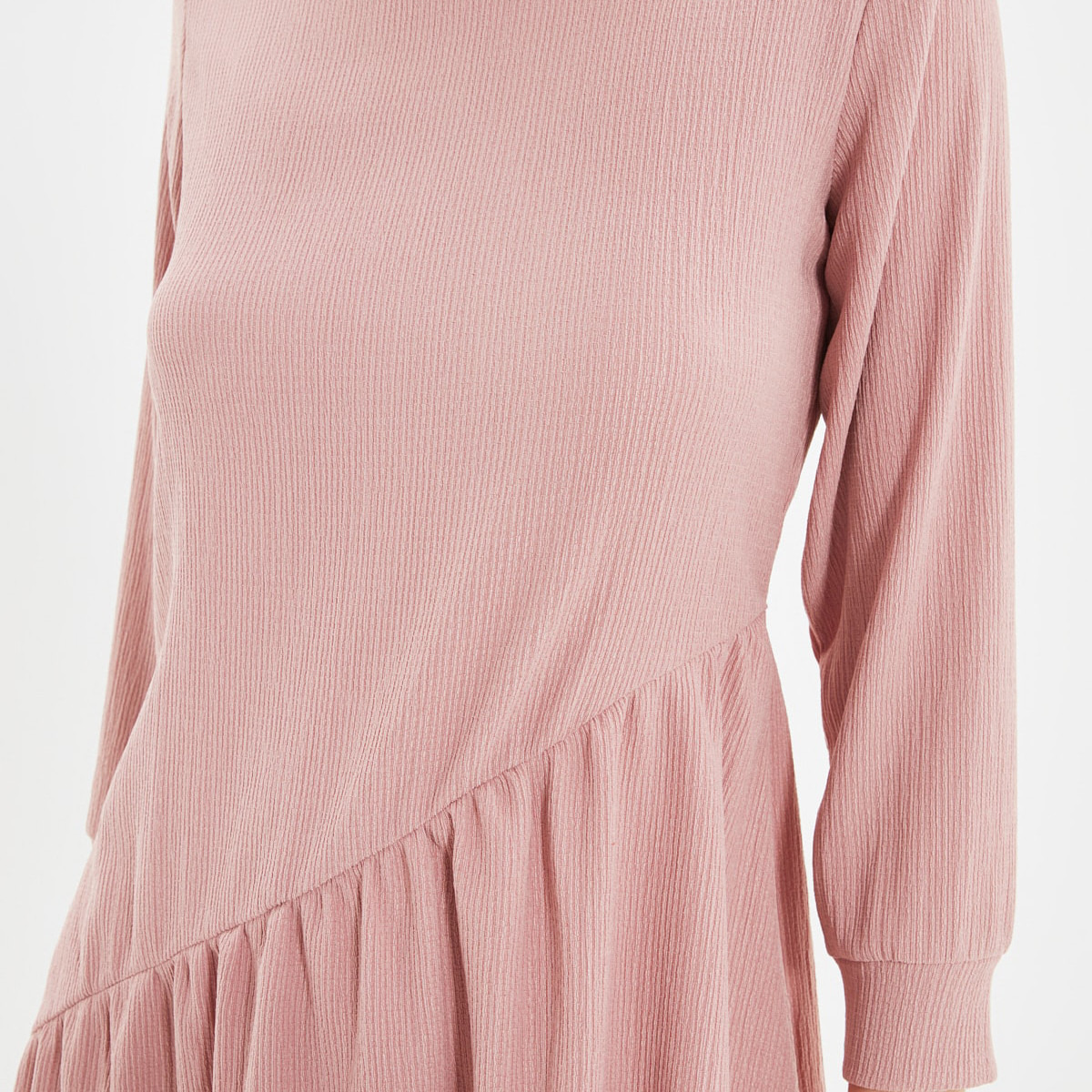 Trendyol Women Solid Asymmetric Dress-women-clothing-dresses-image-3