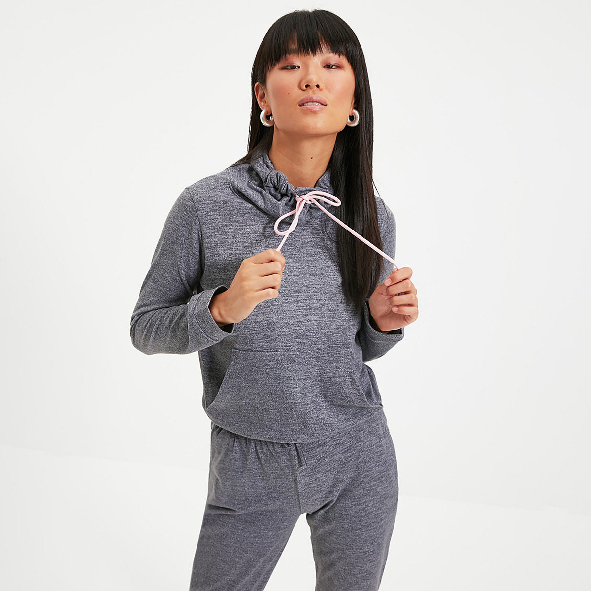 ترينديول رمادي مجموعات-sports-women-clothing-trackpantsandtracksuits-image-3