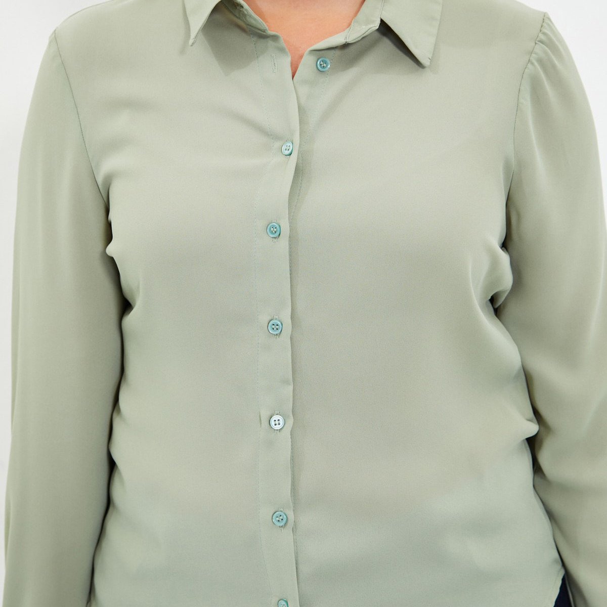 Trendyol Women Solid Long Sleeves Shirt-women-clothing-shirtsandblouses-blouses-image-5