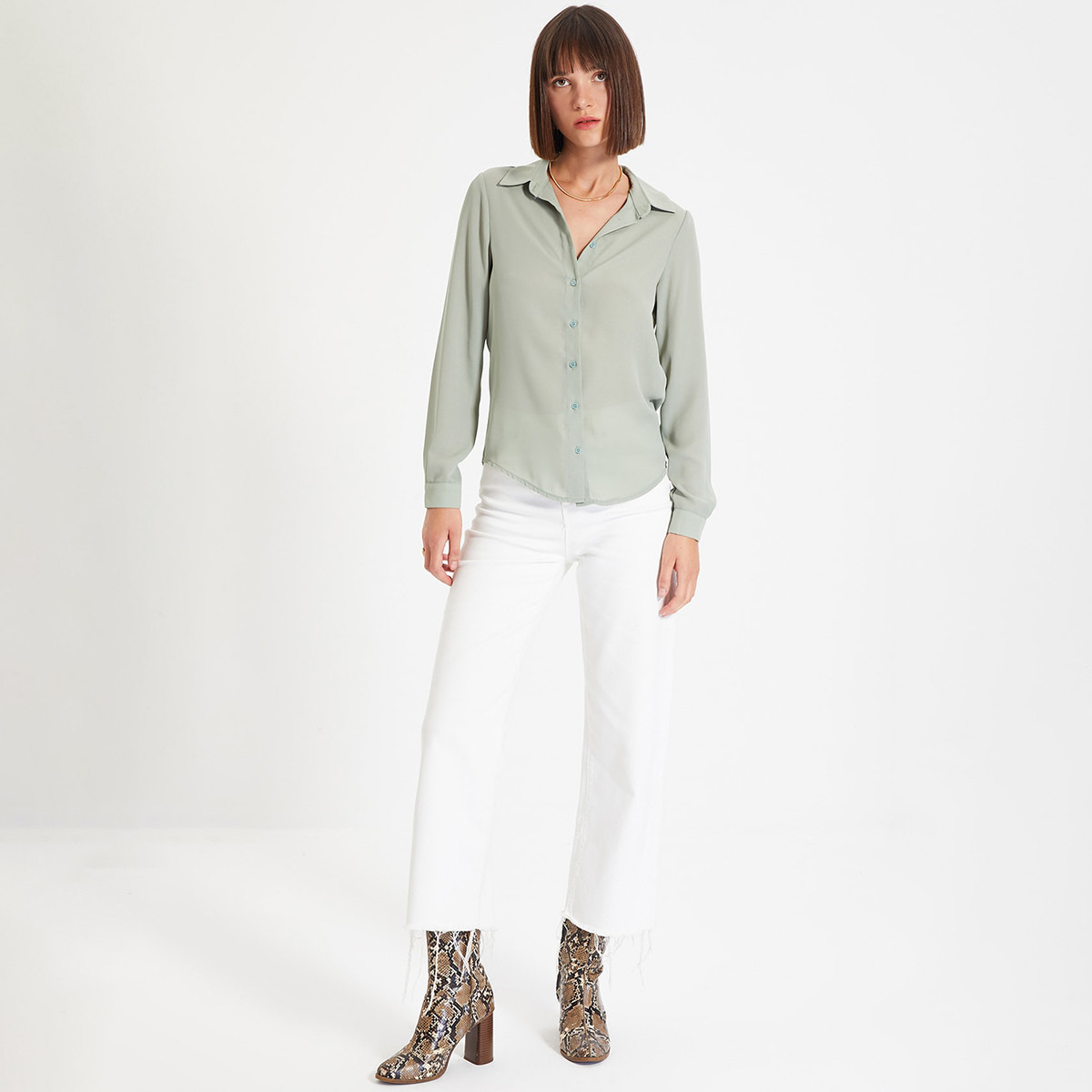 Trendyol Women Solid Long Sleeves Shirt-women-clothing-shirtsandblouses-blouses-image-9