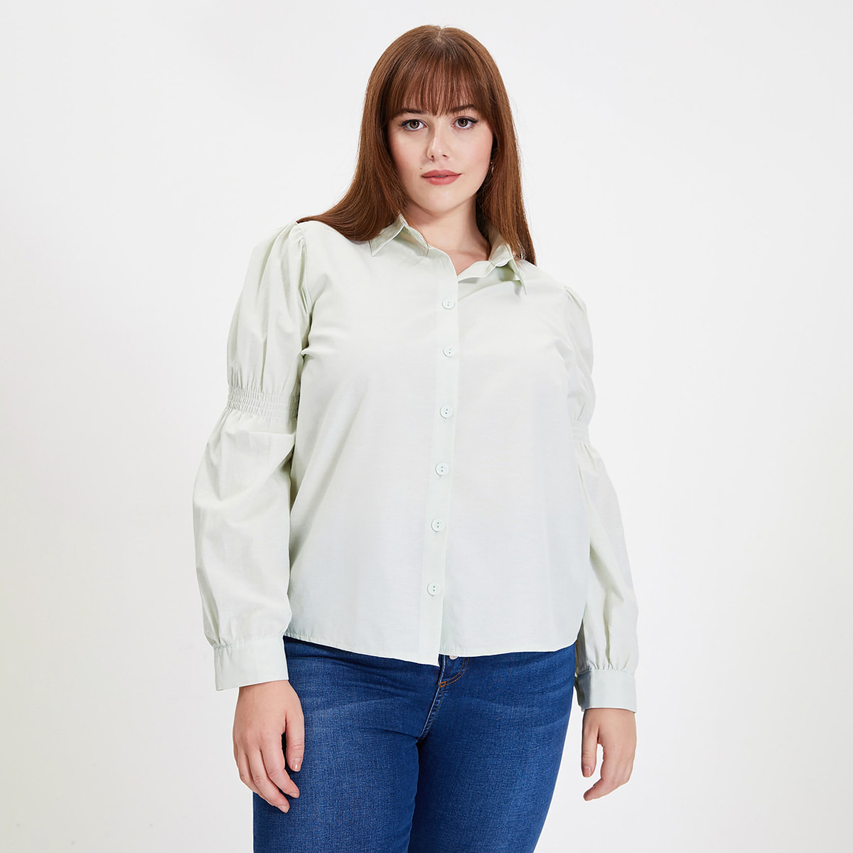 ترينديول أخضر قميص-women-clothing-shirtsandblouses-blouses-image-4
