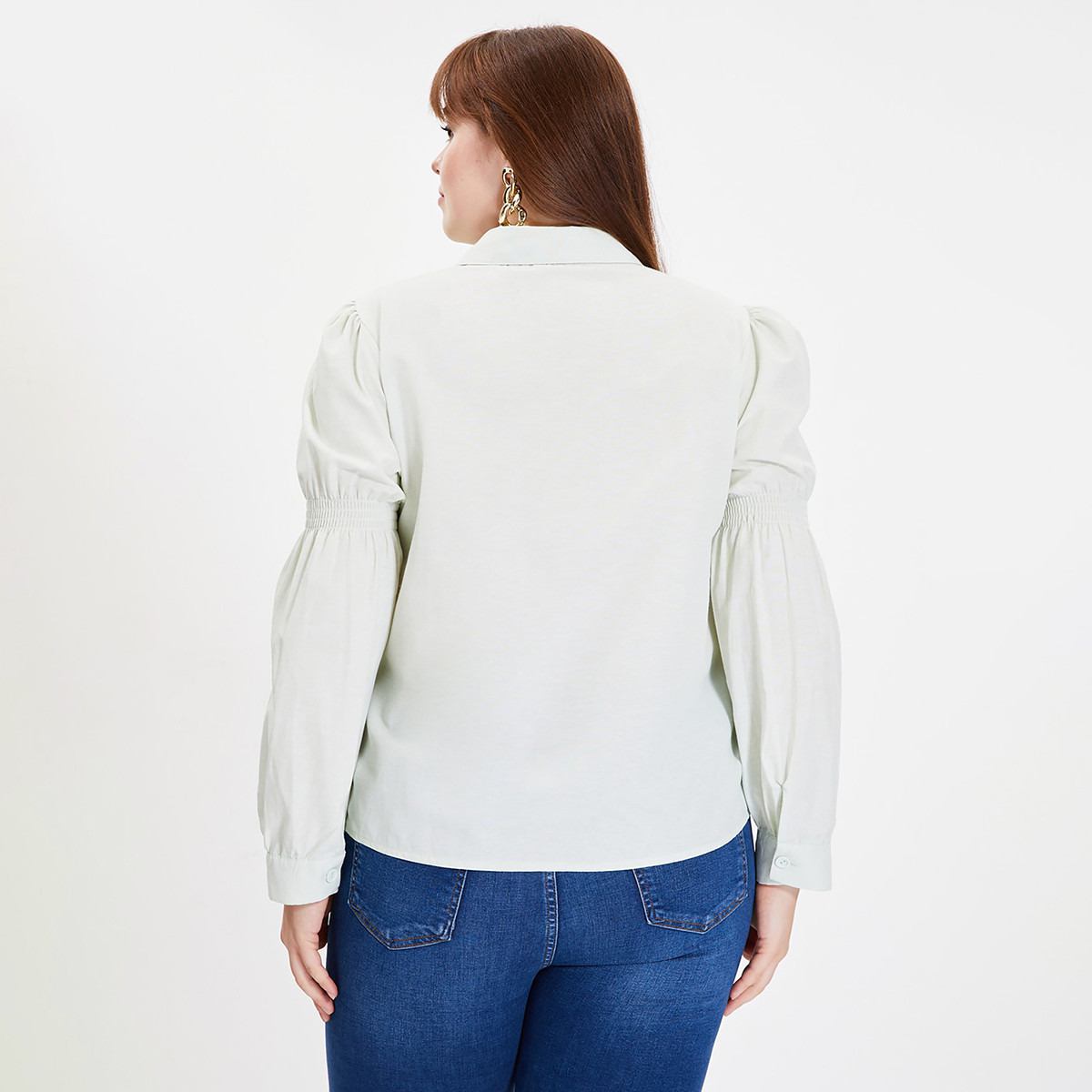 Trendyol Women Solid Long Sleeves Shirt-women-clothing-shirtsandblouses-blouses-image-6