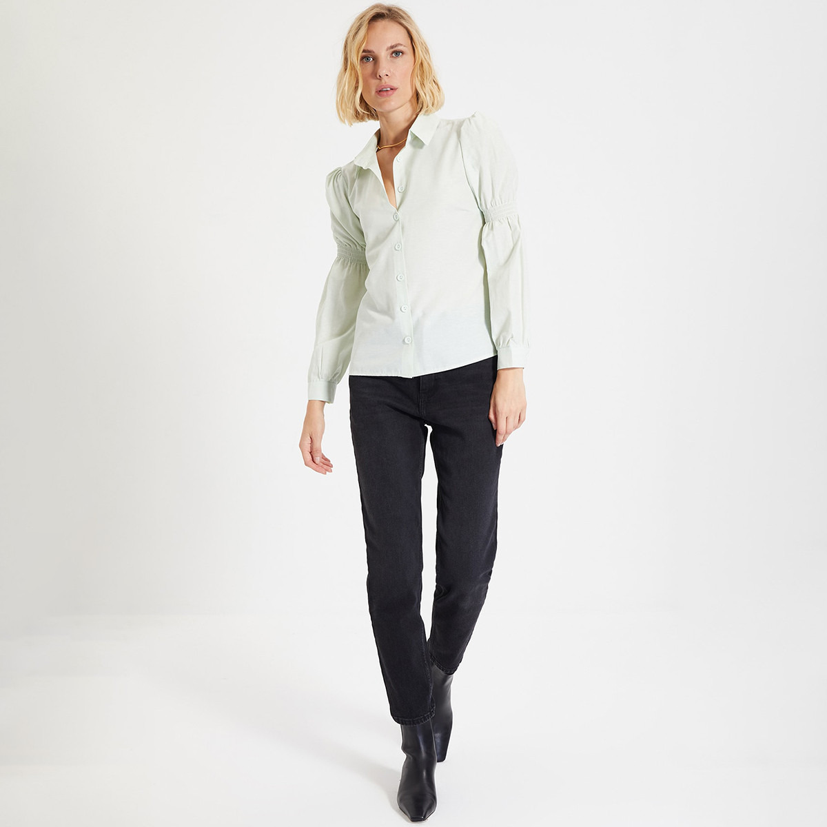 ترينديول أخضر قميص-women-clothing-shirtsandblouses-blouses-image-9