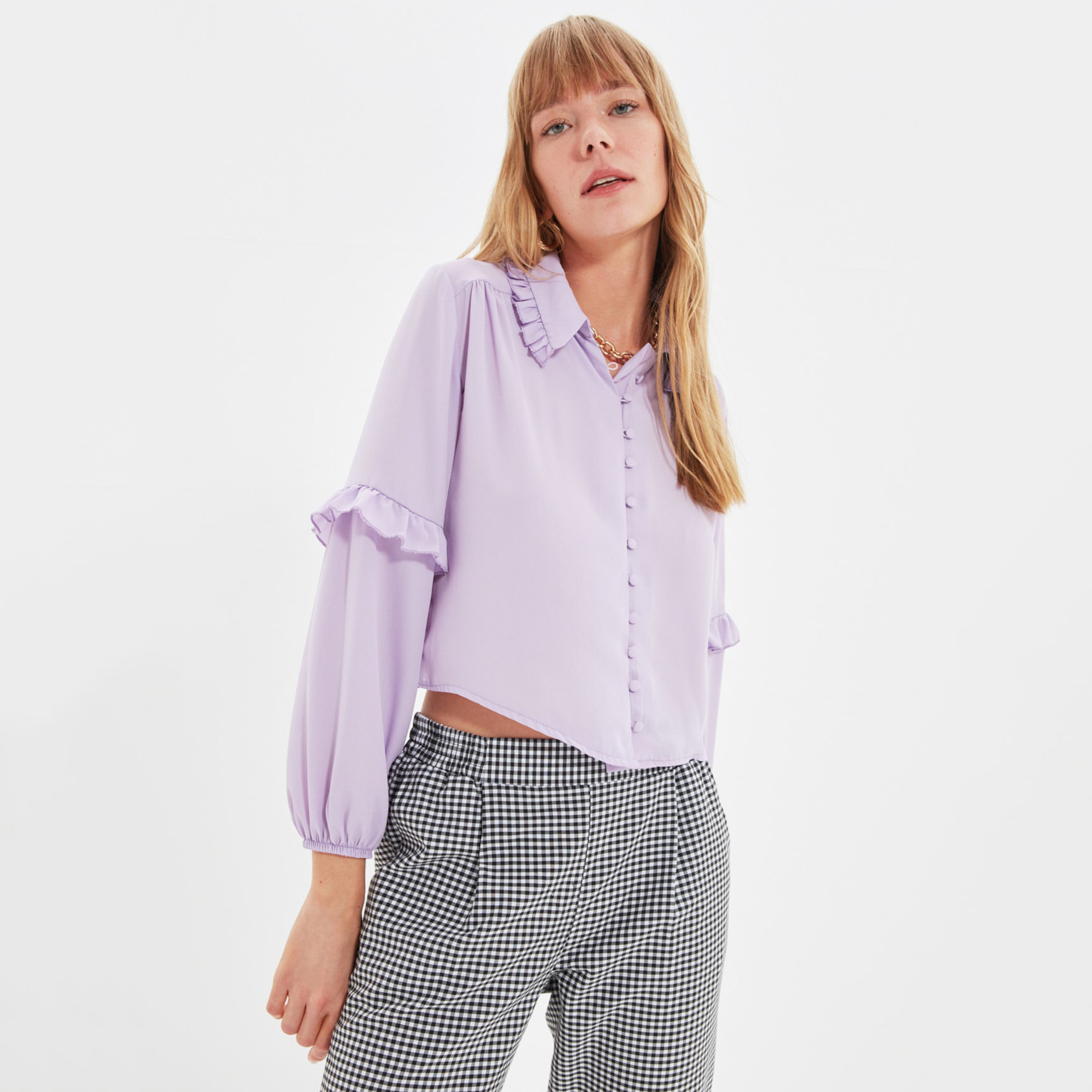 ترينديول نفسجي قميص-women-clothing-shirtsandblouses-blouses-image-1
