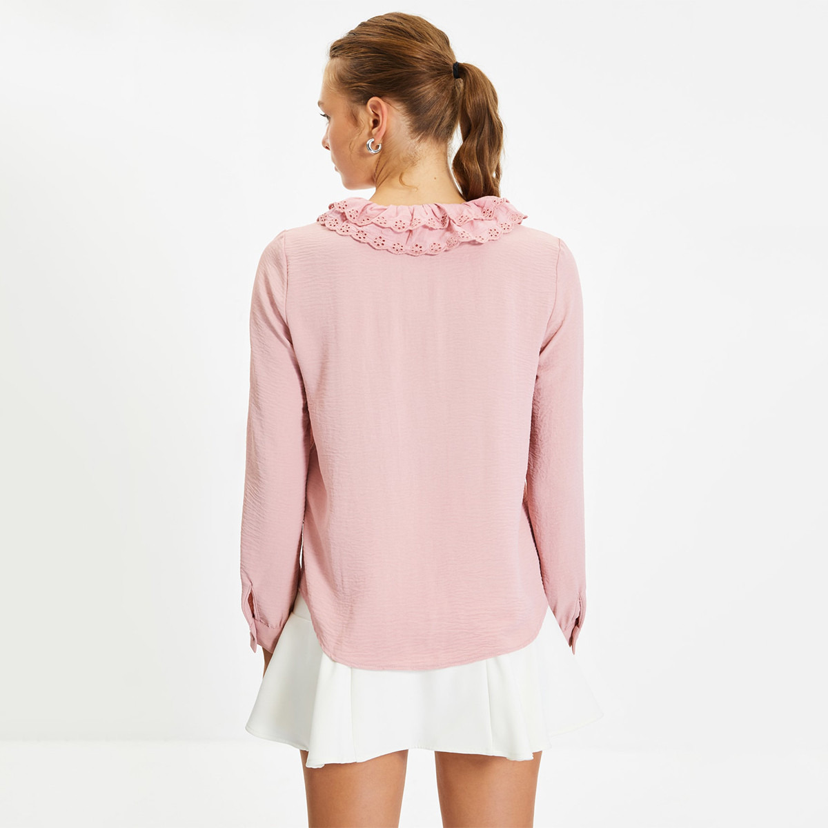 ترينديول لون القرنفل قميص-women-clothing-shirtsandblouses-blouses-image-5