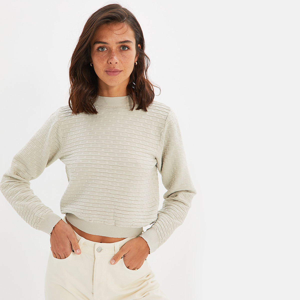 ترينديول رمادي بلوفر-women-clothing-cardigansandjumpers-jumpers-image-1